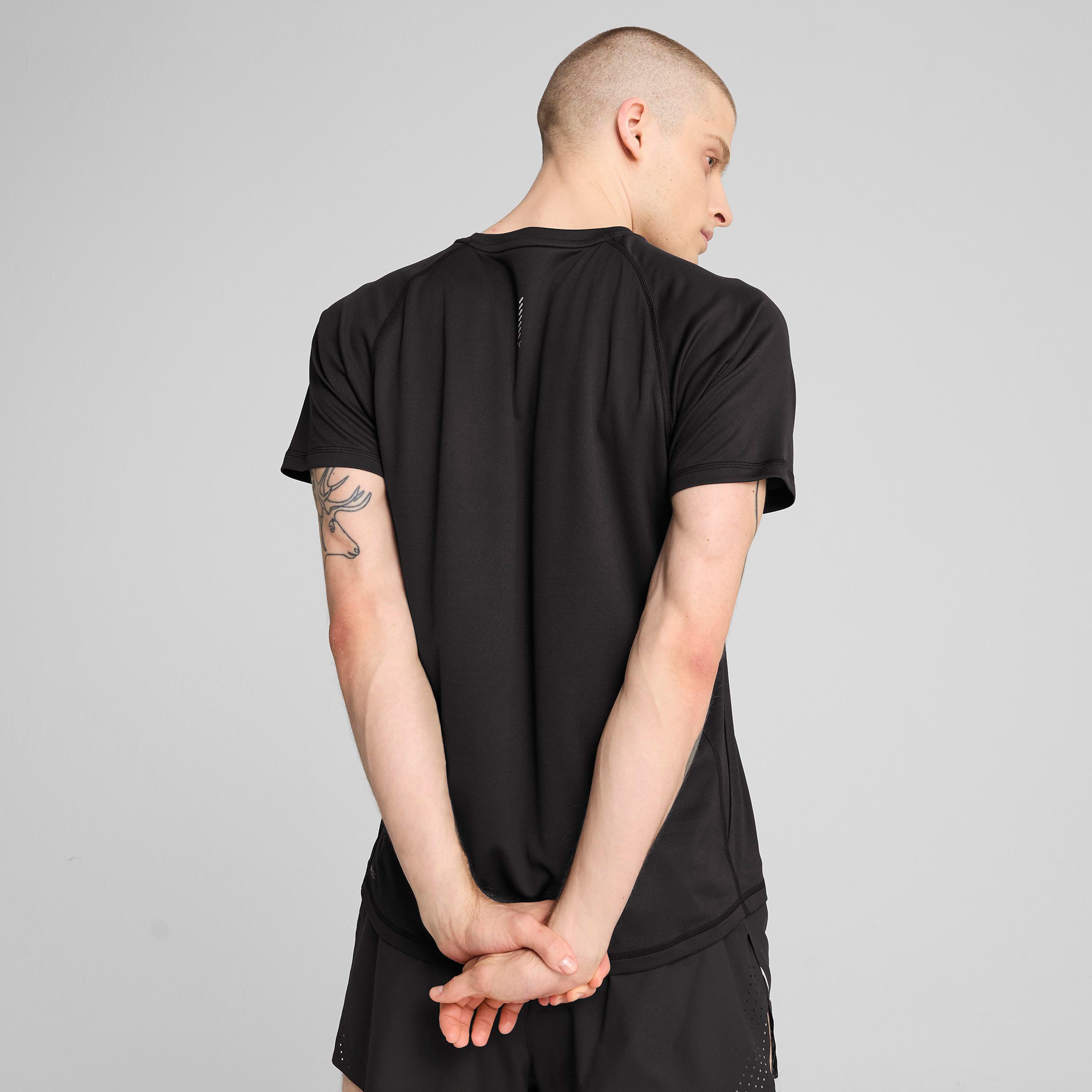 Puma Run Velocity (Poly) Erkek Siyah T-Shirt