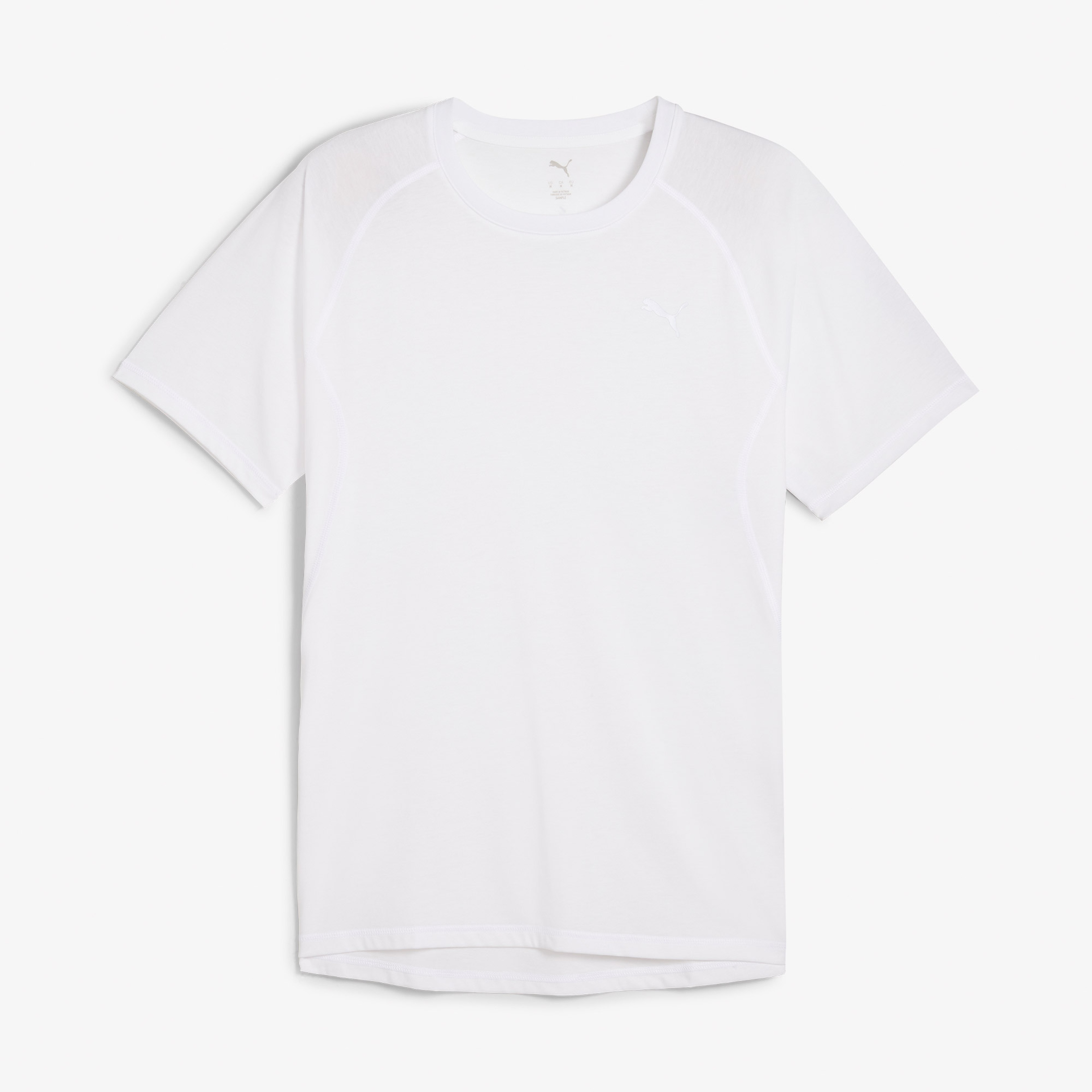 Puma Run Velocity Tri-Blend Erkek Beyaz T-Shirt