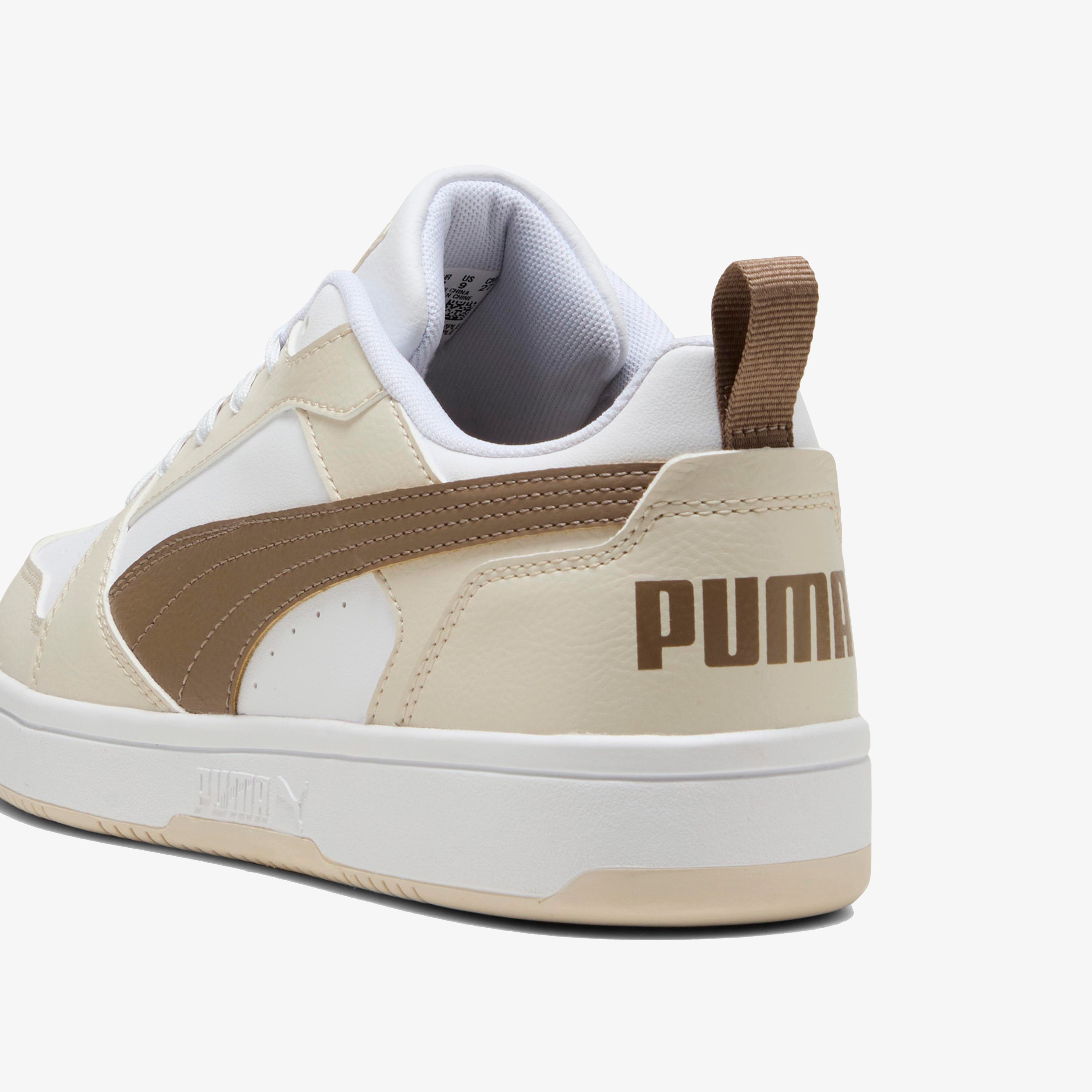Puma Rebound V6 Low Kadın Beyaz Spor Ayakkabı