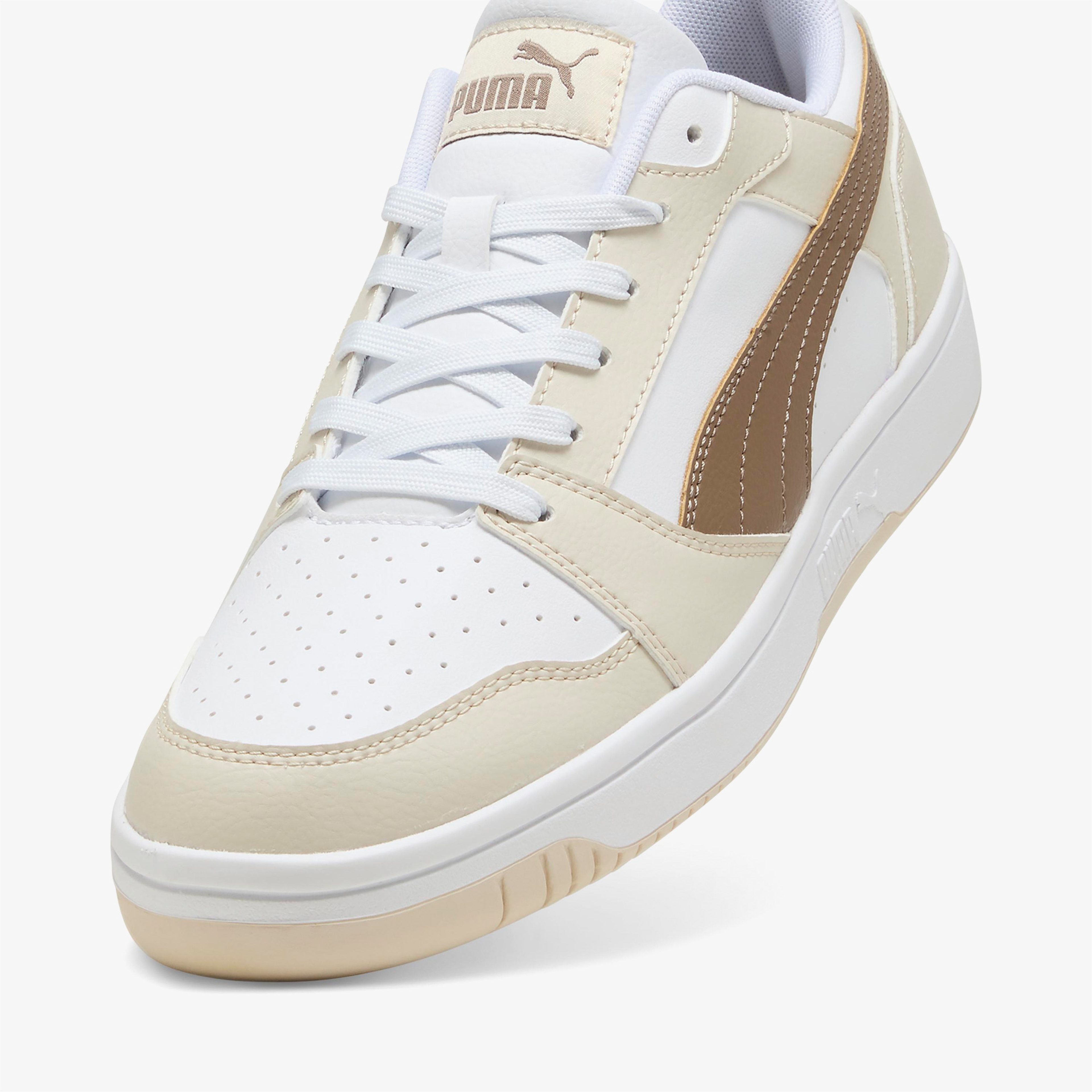 Puma Rebound V6 Low Kadın Beyaz Spor Ayakkabı