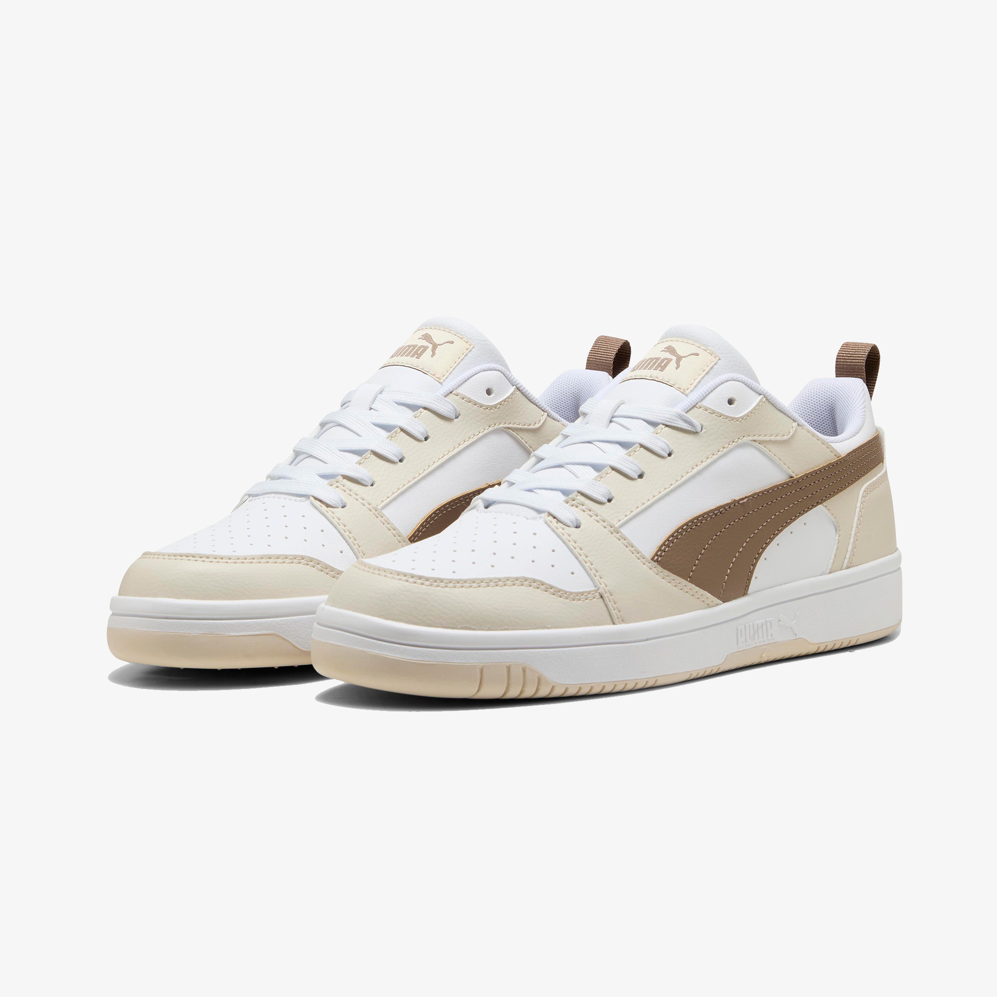 Puma Rebound V6 Low Kadın Beyaz Spor Ayakkabı
