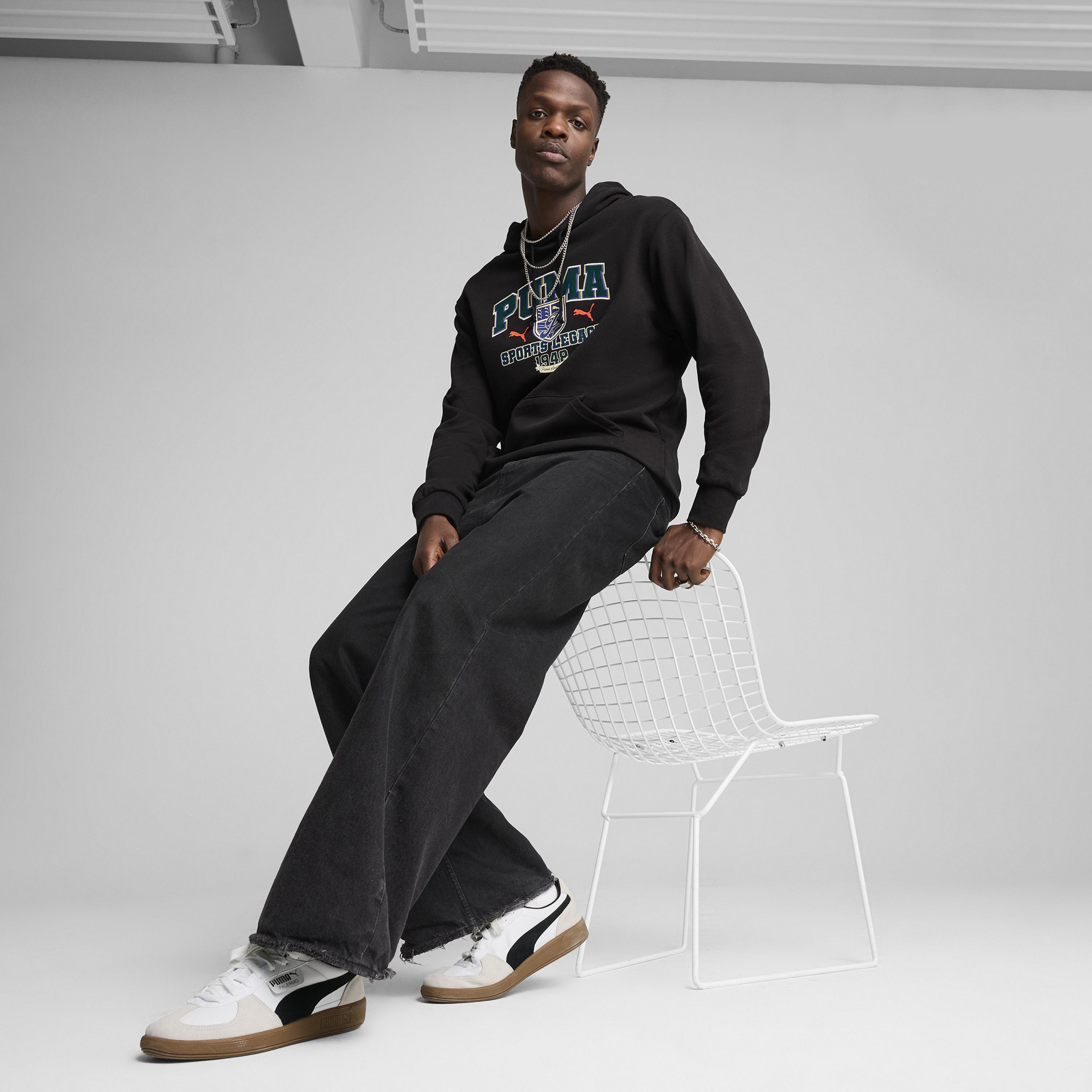 Puma Sports Legacy Erkek Siyah Sweatshirt