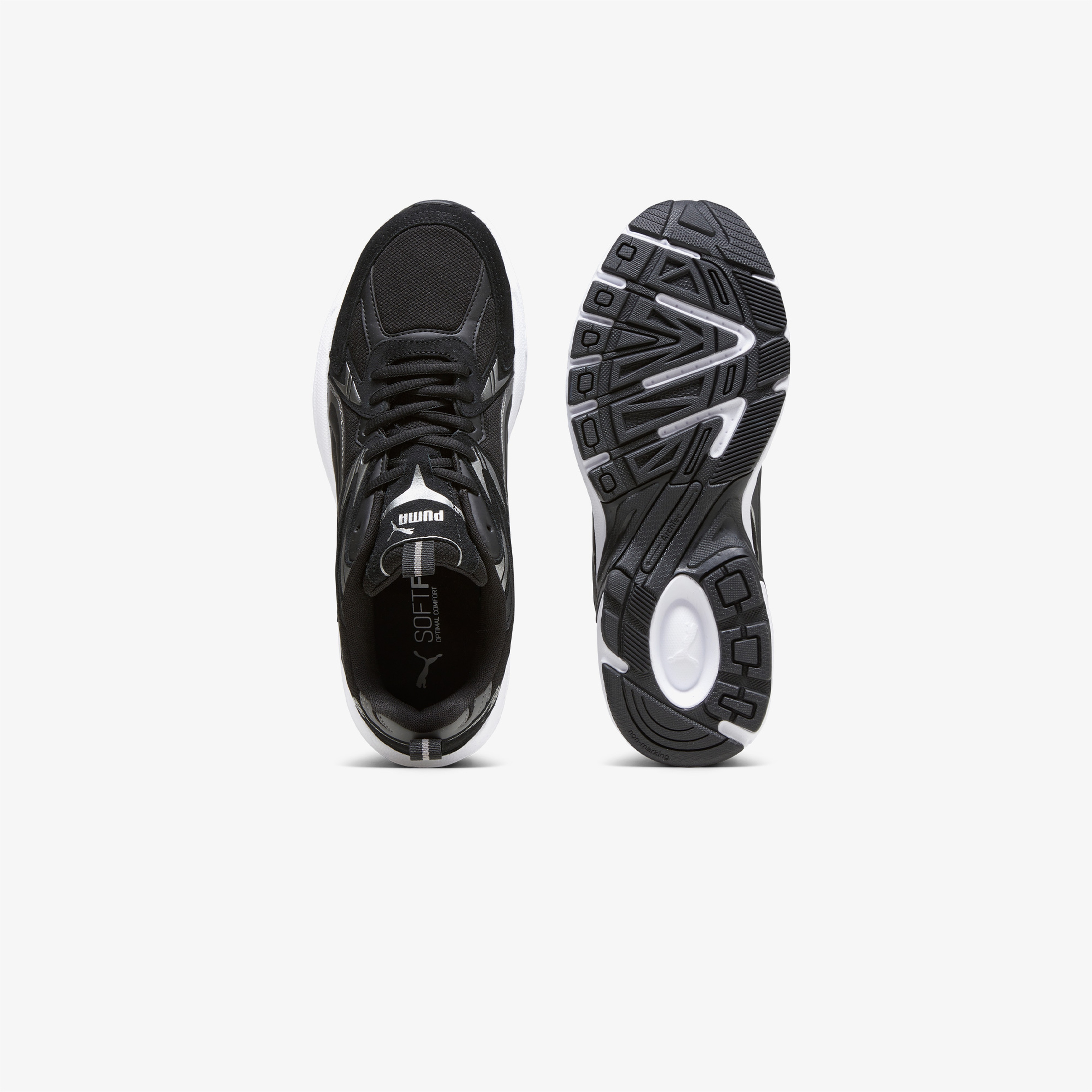 Puma Milenio Tech Suede Kadın Siyah Spor Ayakkabı