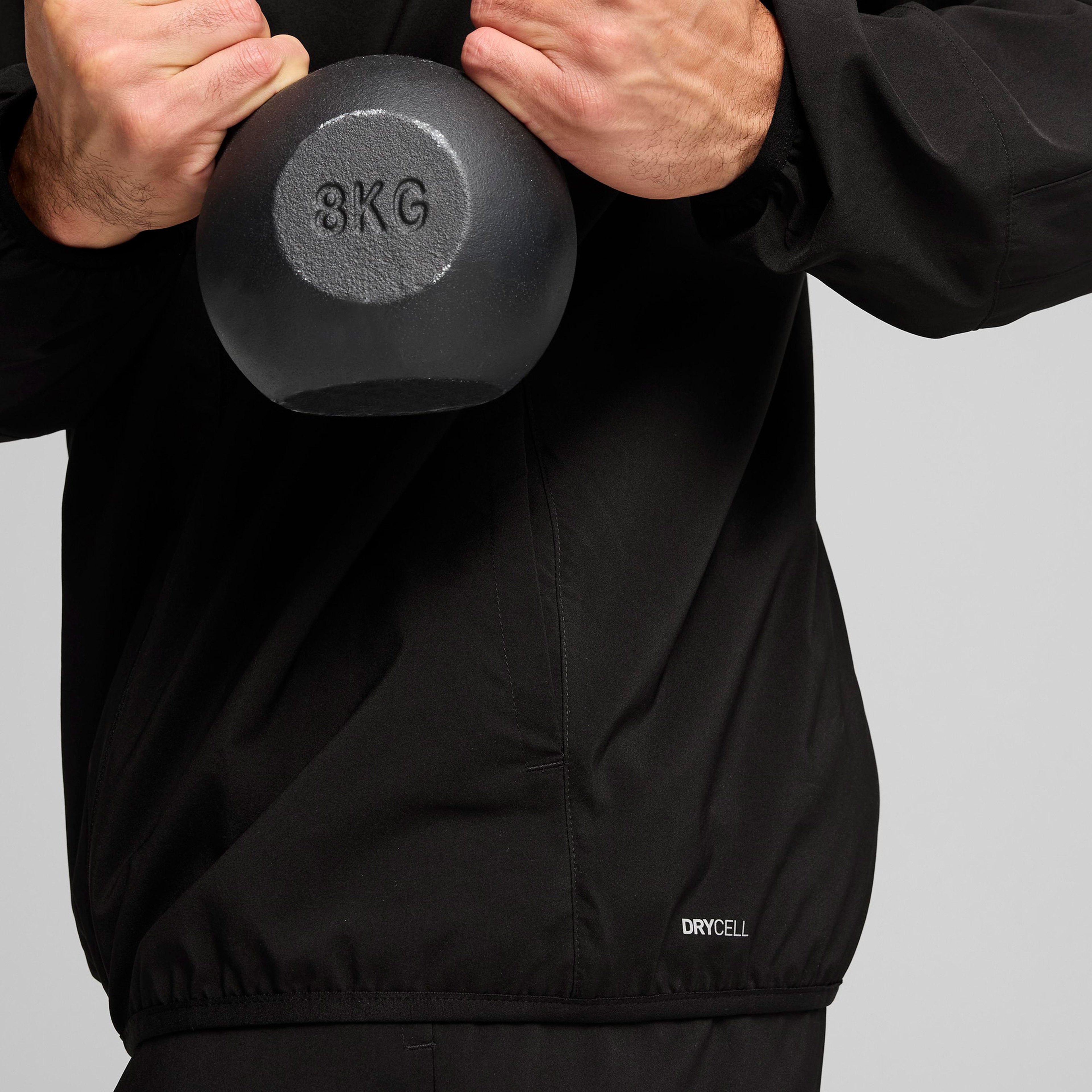 Puma Tad Tech Woven Full Zip Erkek Siyah Eşofman Üstü