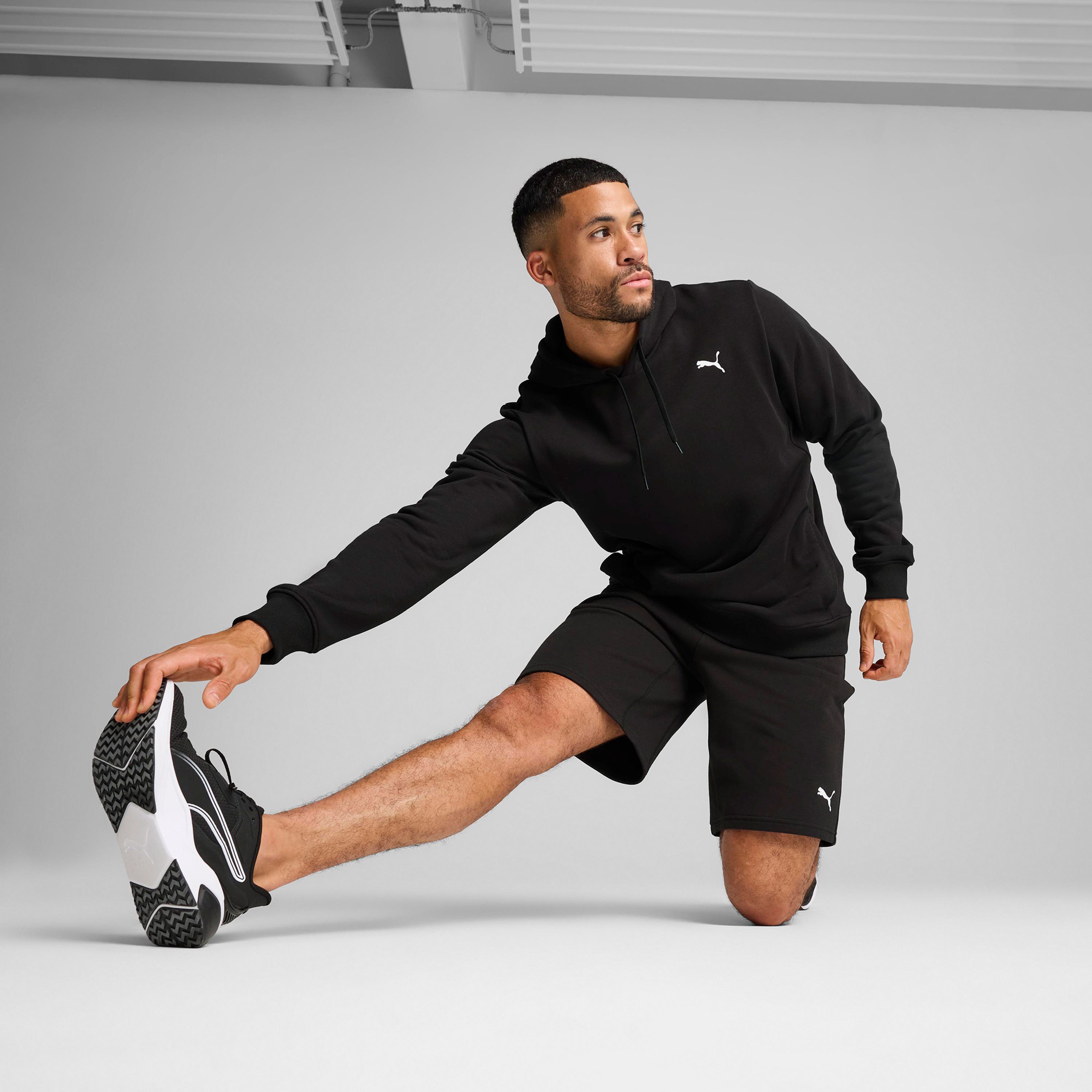 Puma Tad Ess French Terry Erkek Siyah Sweatshirt