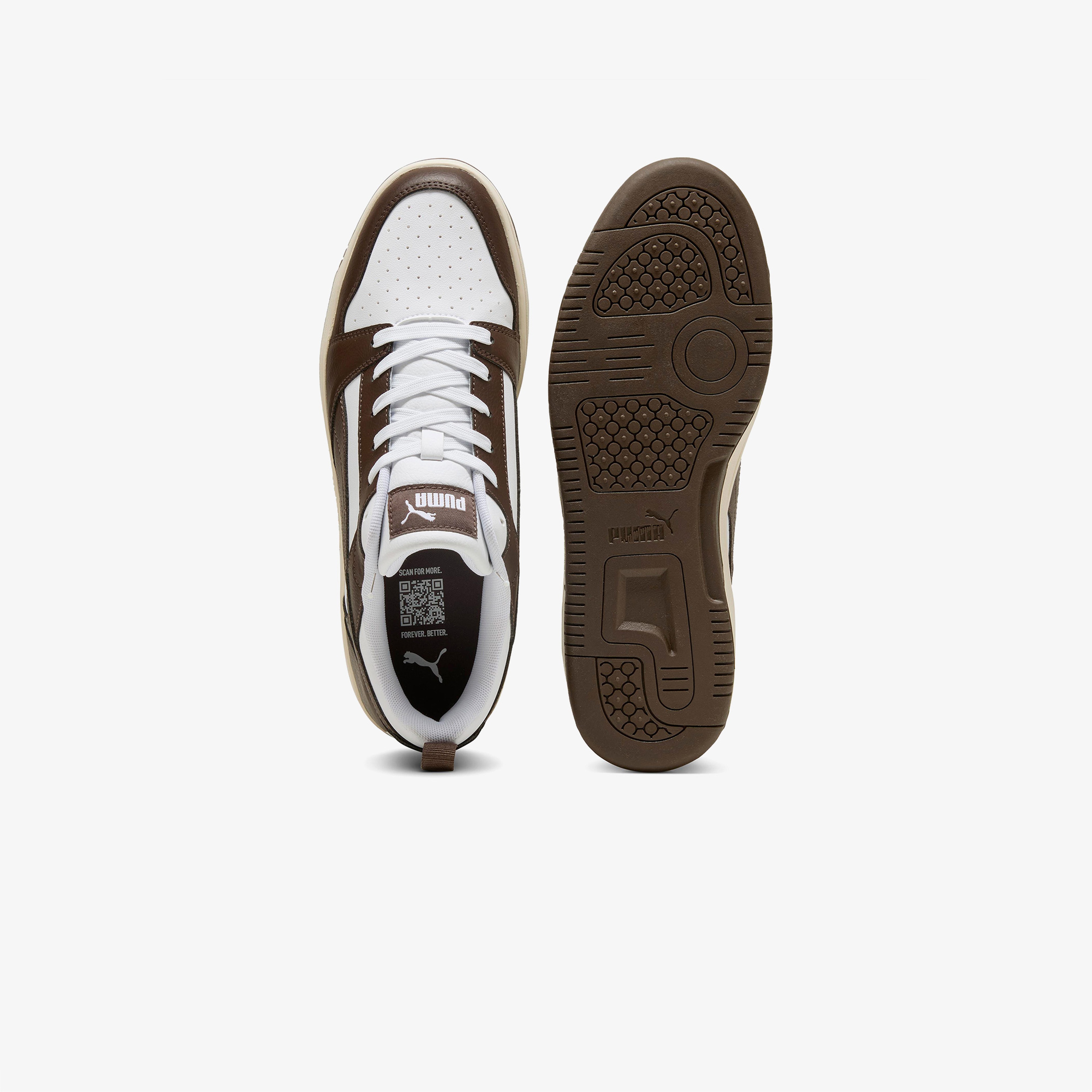 Puma Rebound V6 Low Erkek Beyaz Sneaker