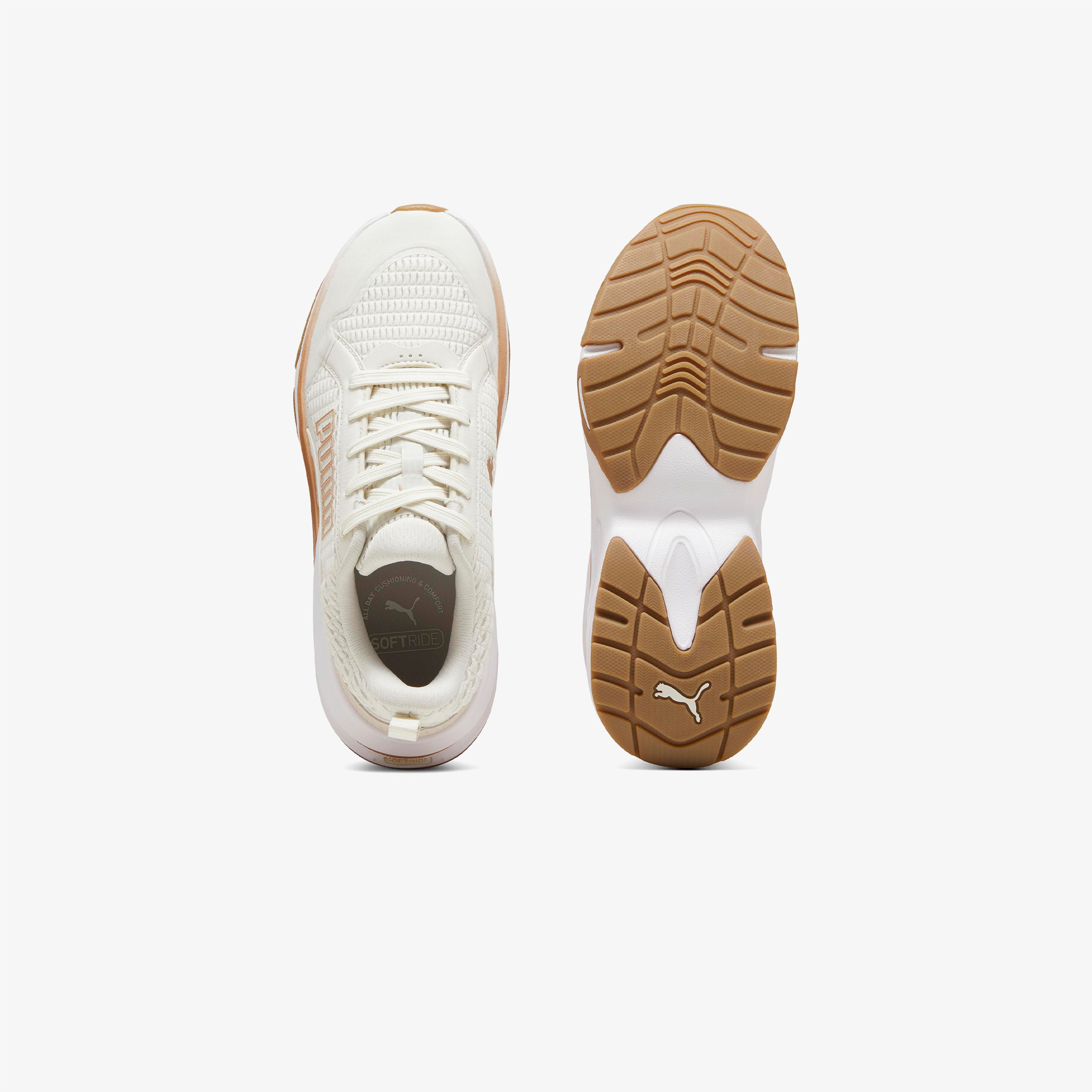 Puma Softride Divine Kadın Gri Koşu Ayakkabısı