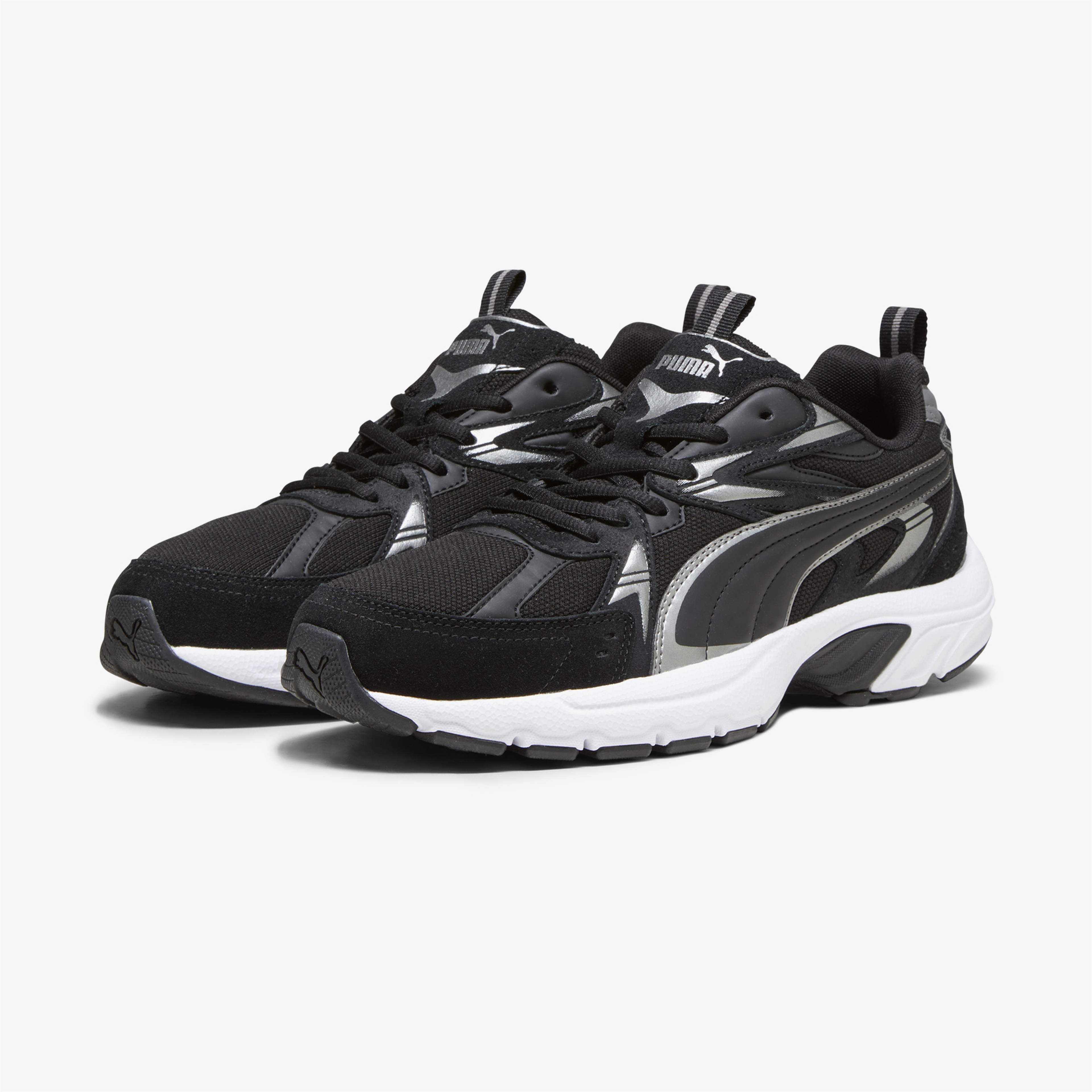 Puma Milenio Tech Suede Kadın Siyah Spor Ayakkabı