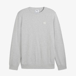Puma Ess Elevated Crew Erkek Gri Sweatshirt