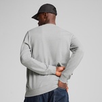Puma Ess Elevated Crew Erkek Gri Sweatshirt