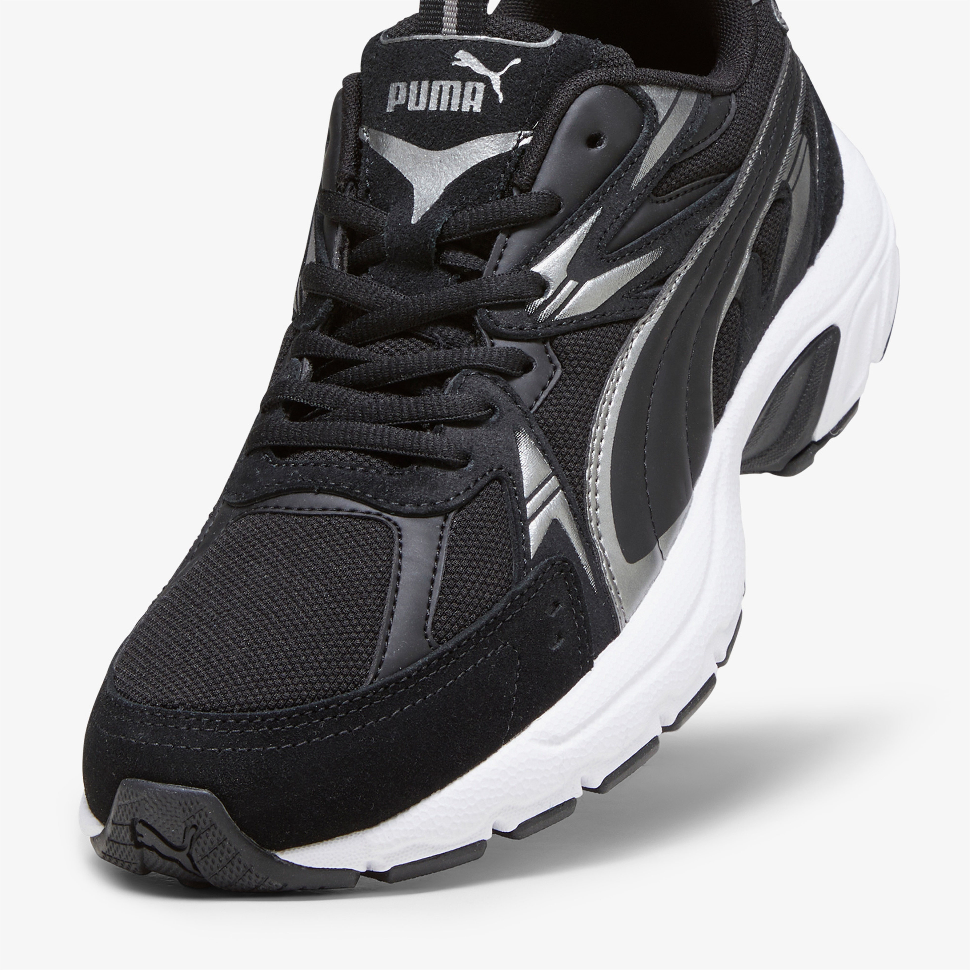 Puma Milenio Tech Suede Kadın Siyah Spor Ayakkabı