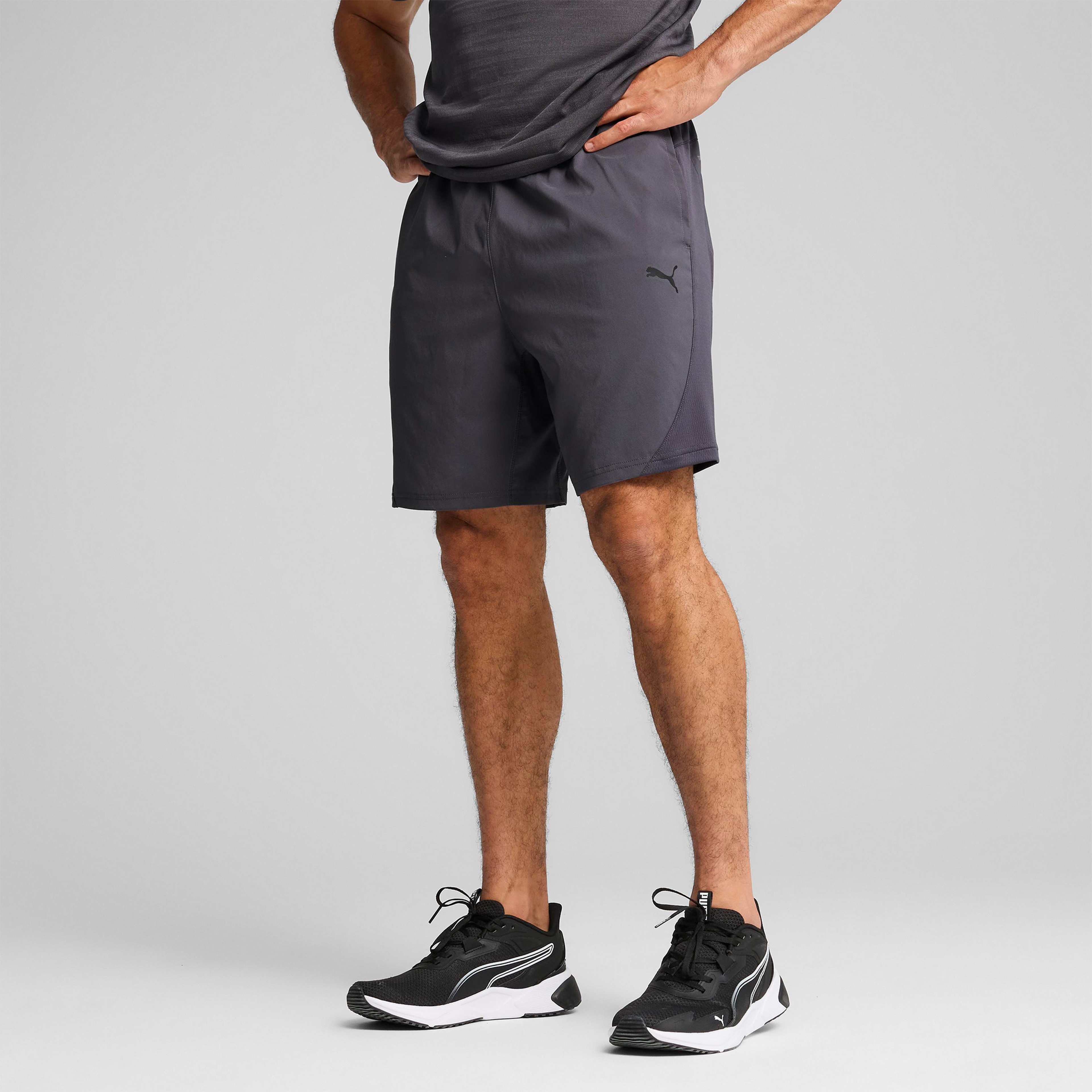 Puma Tad Tech Fabric Mix Erkek Gri Antrenman Şortu