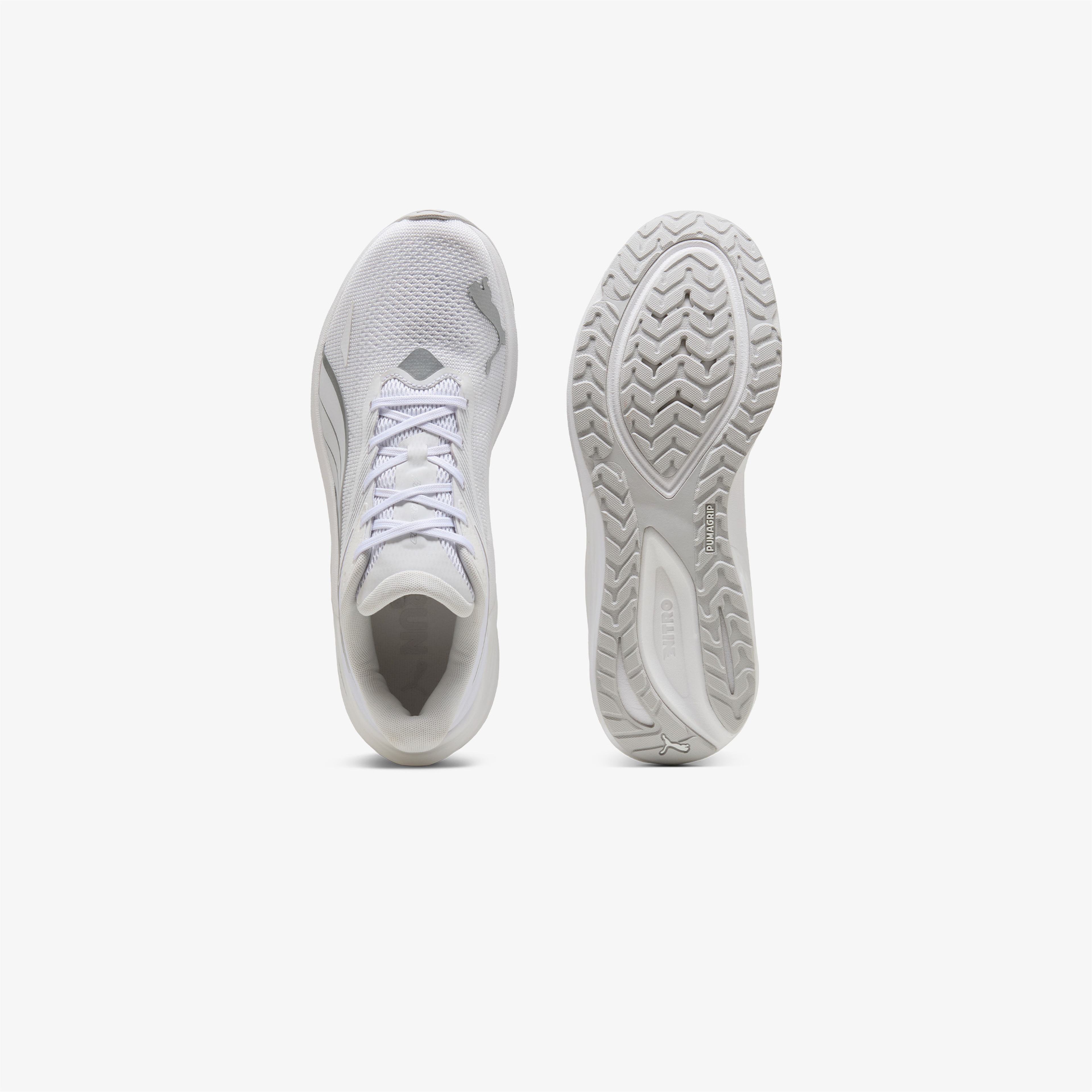 Puma Electrify Nitro 4 Unisex Beyaz Koşu Ayakkabısı