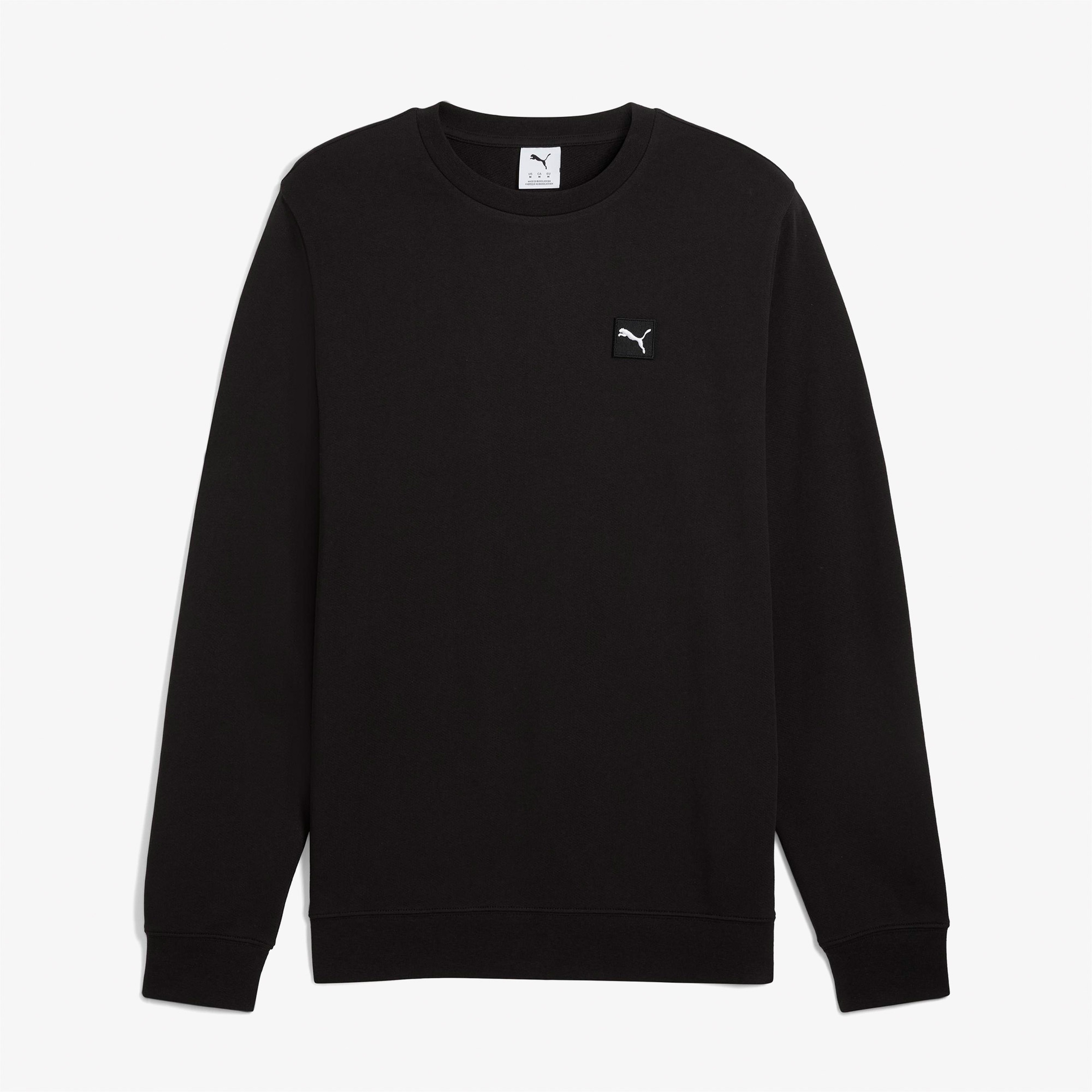 Puma Ess Elevated Crew Tr Erkek Siyah Sweatshirt