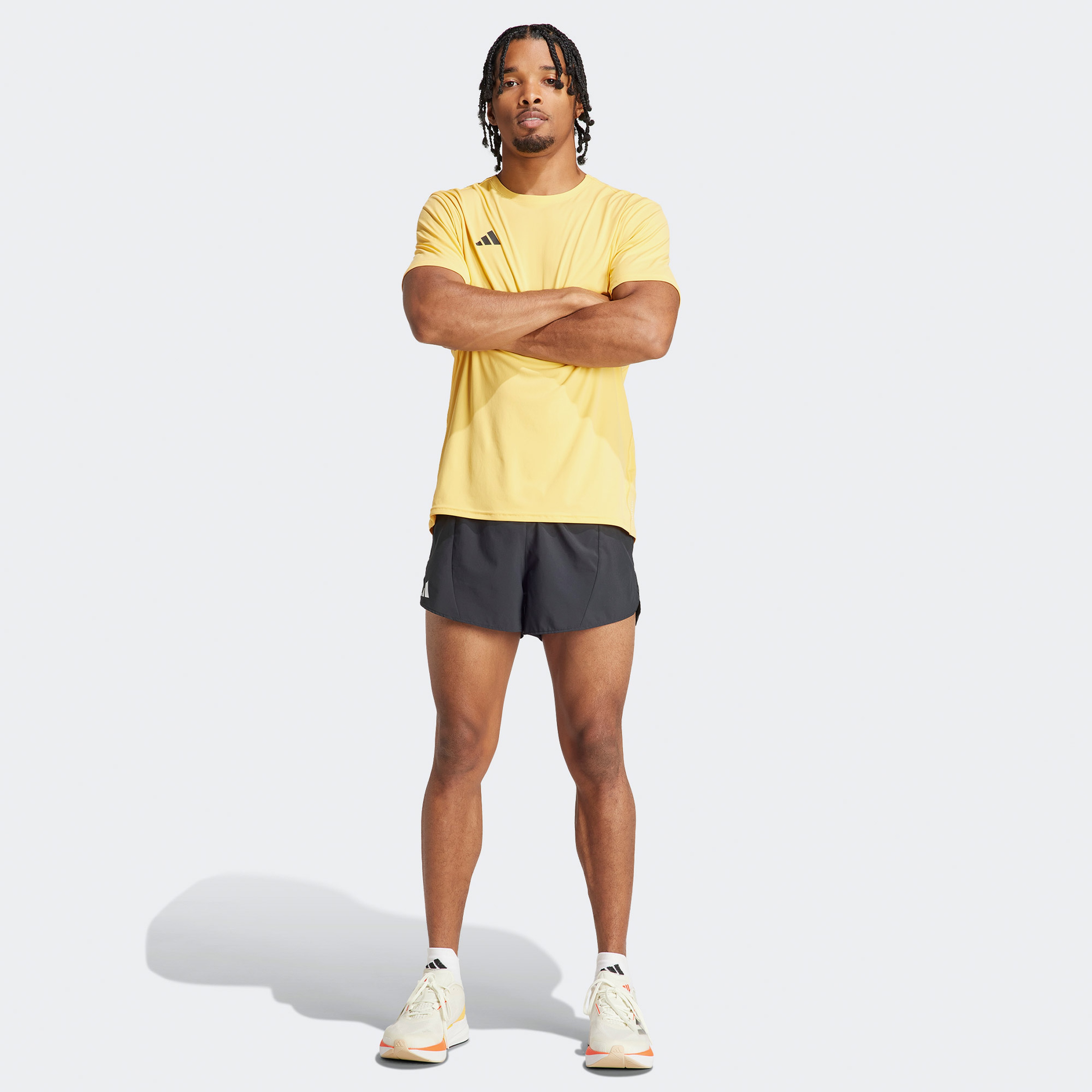 adidas Adizero Essentials Erkek Siyah Koşu Şortu