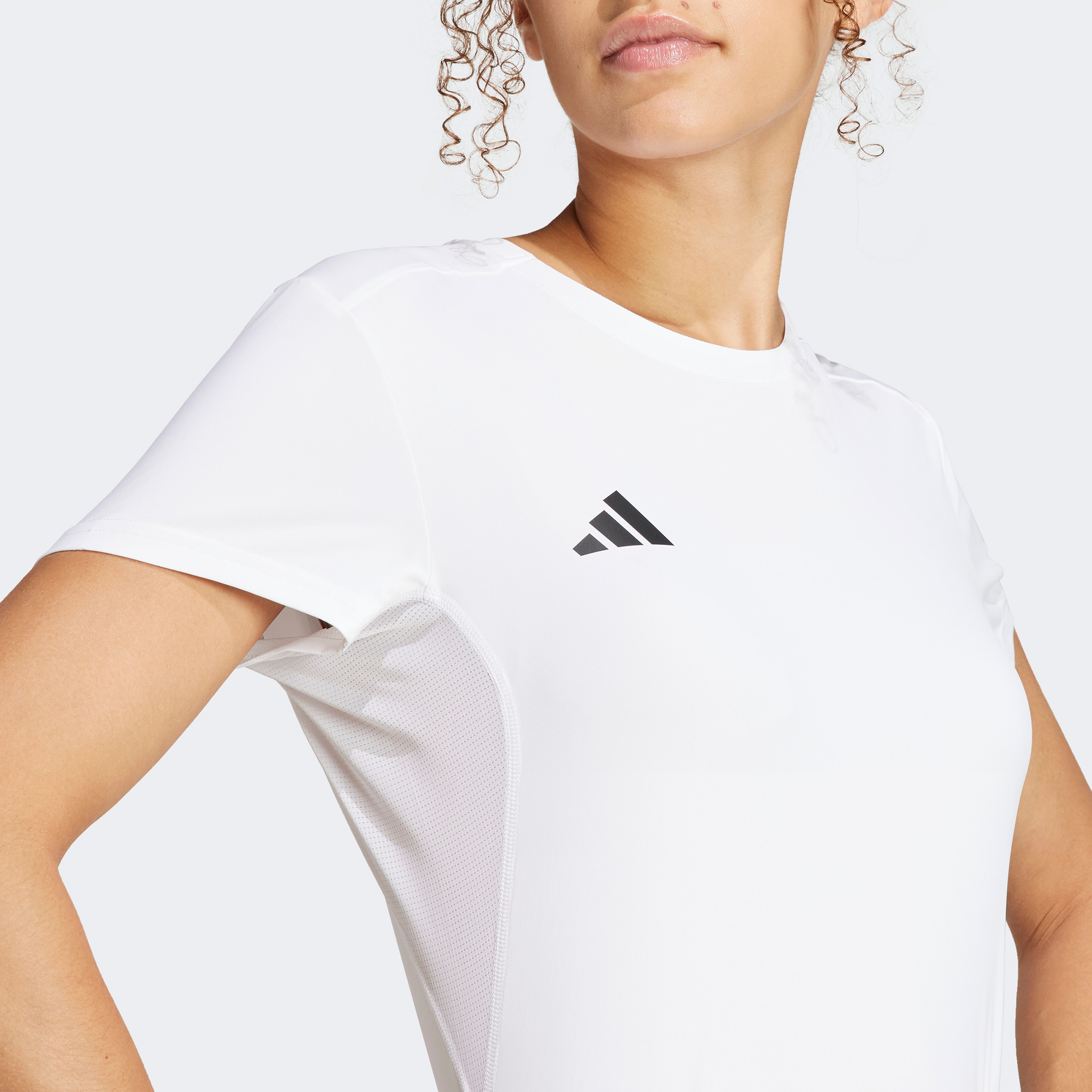 adidas Adizero Running Kadın Beyaz Koşu T-Shirt