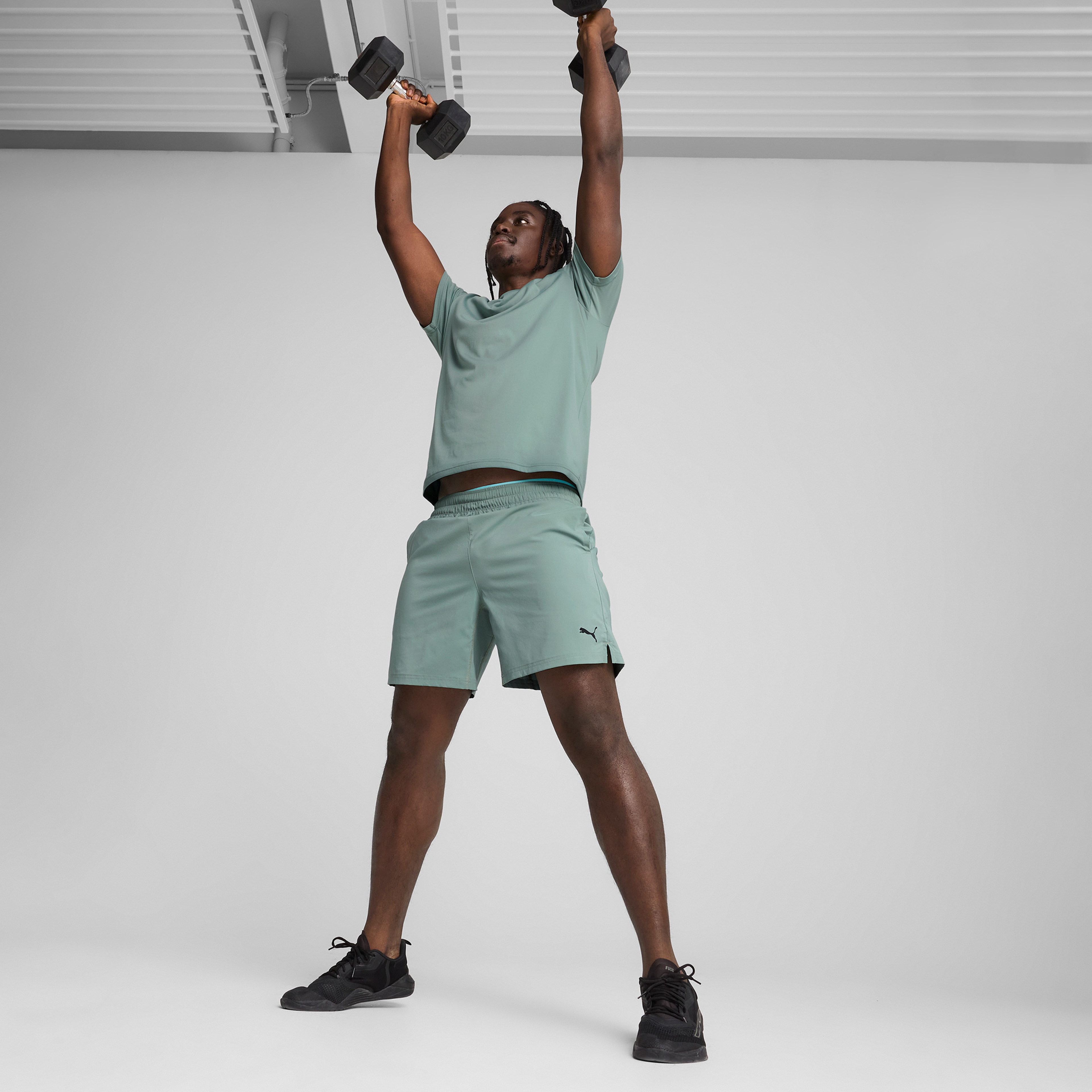 Puma Tad Essentials 7 Wven Erkek Yeşil Antrenman Şortu