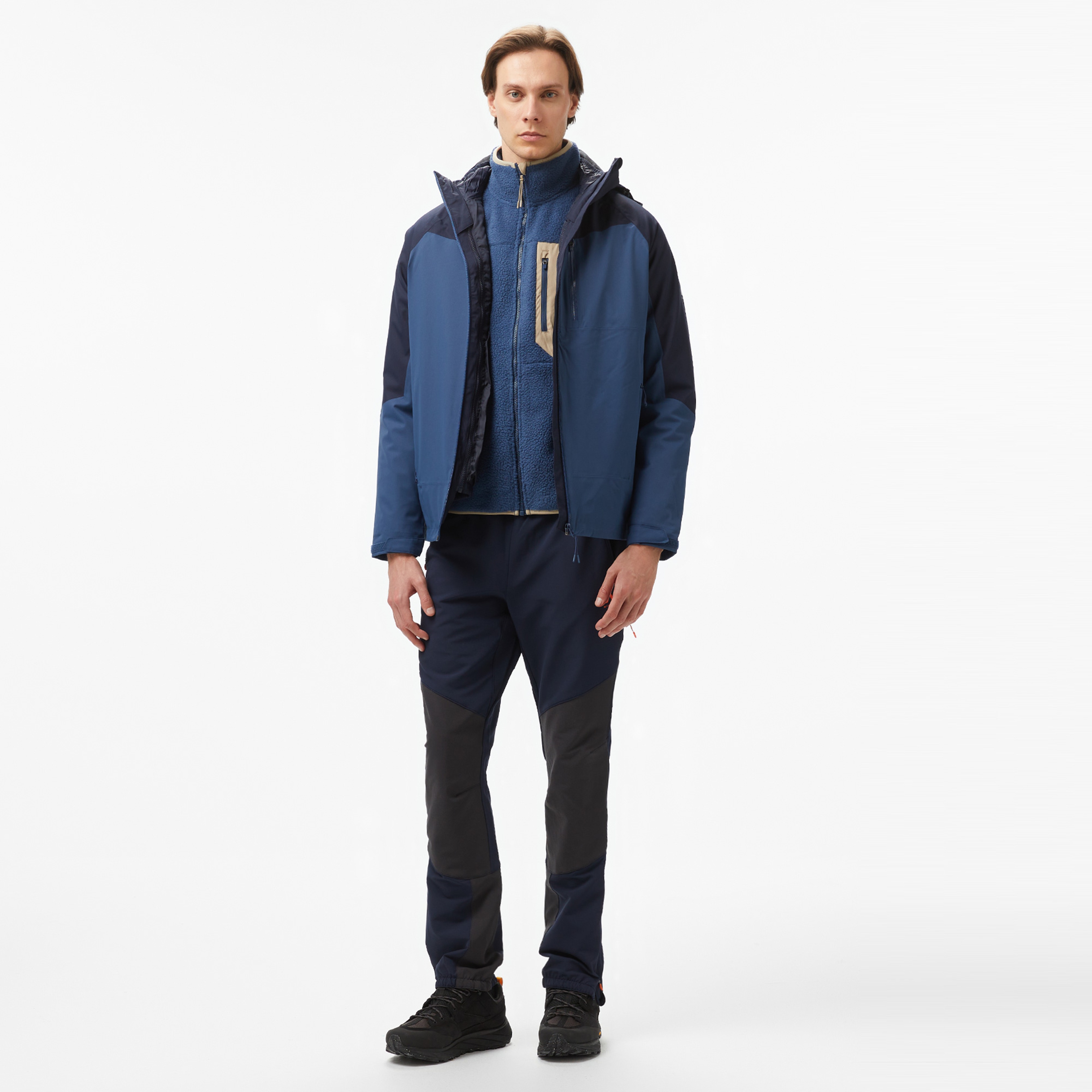 Mc Kinley Avoca 3in1 Erkek Mavi Outdoor Mont