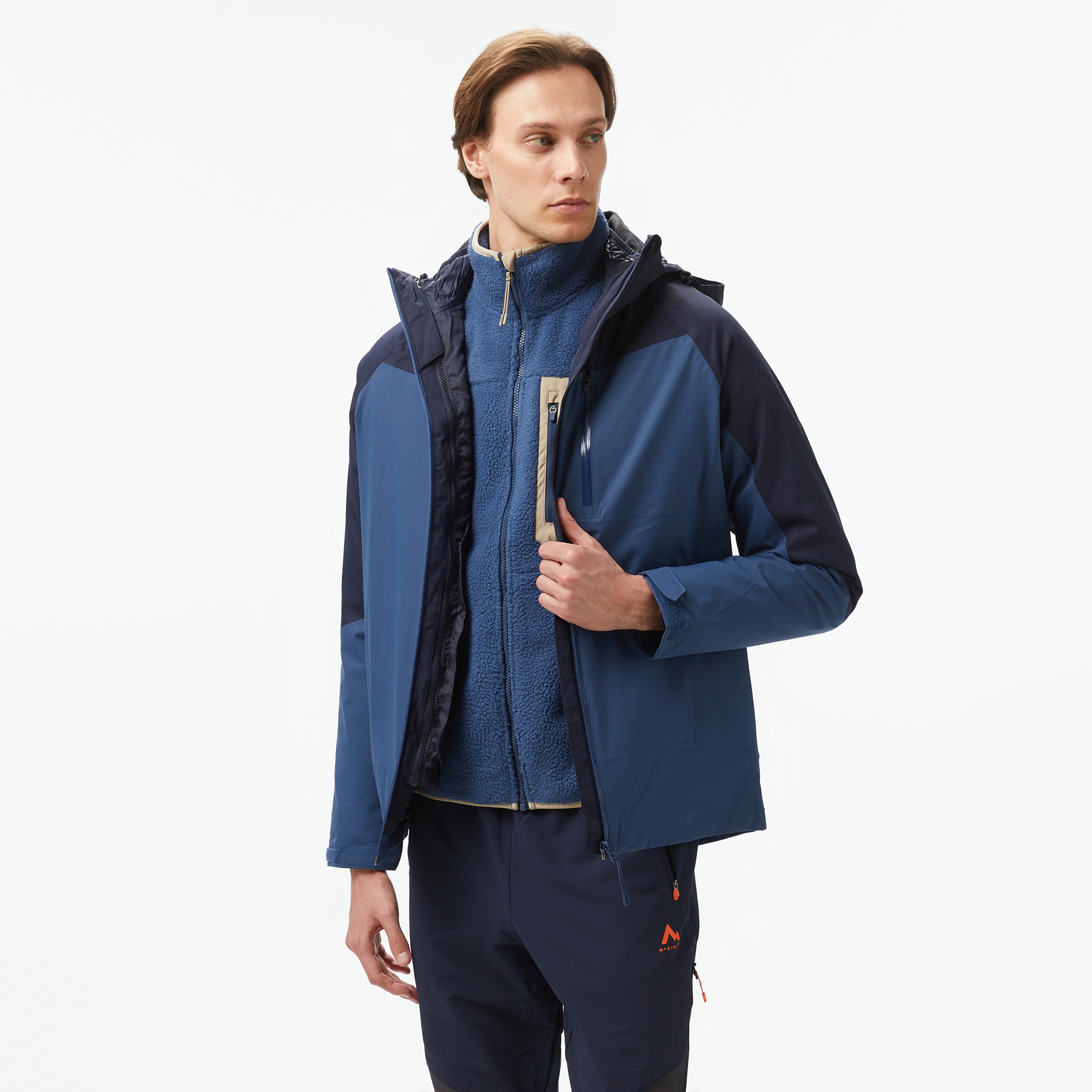 Mc Kinley Avoca 3in1 Erkek Mavi Outdoor Mont