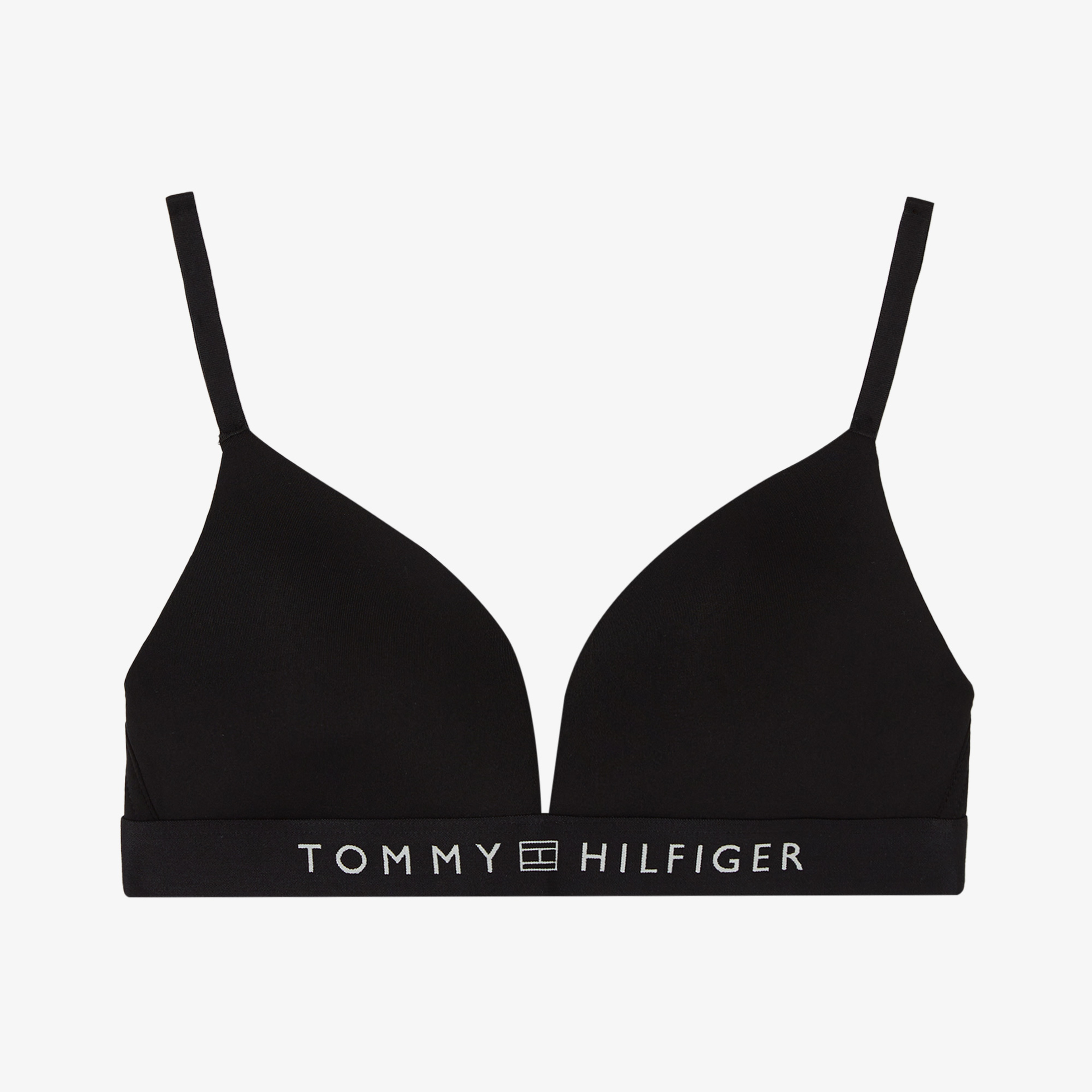 Tommy Hilfiger Padded Triangle Kadın Siyah Bra