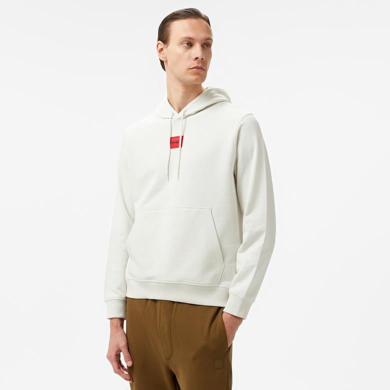 Hugo Erkek Beyaz Sweatshirt