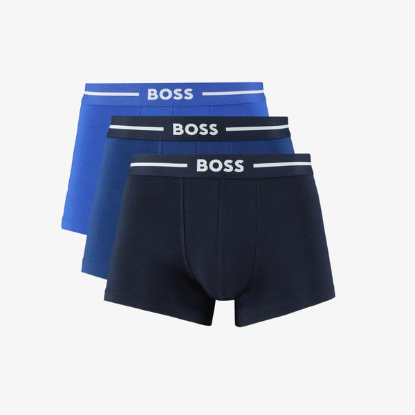 Boss Trunk 3P Bold Erkek Lacivert Boxer