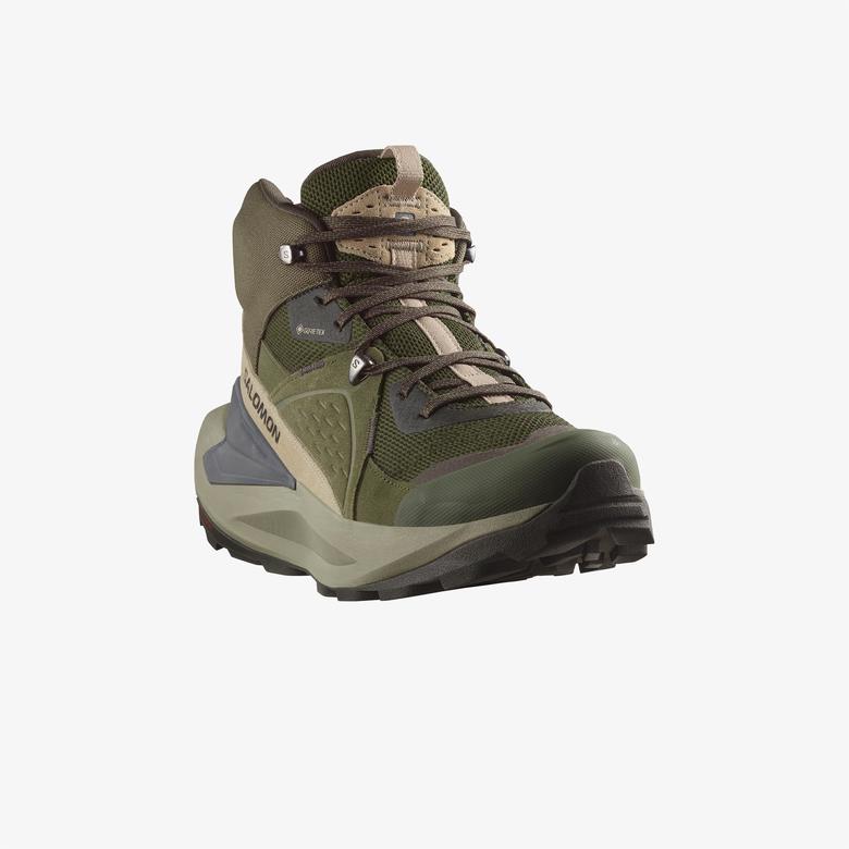 Salomon Elixir Mid Gore-Tex Erkek Haki Bot