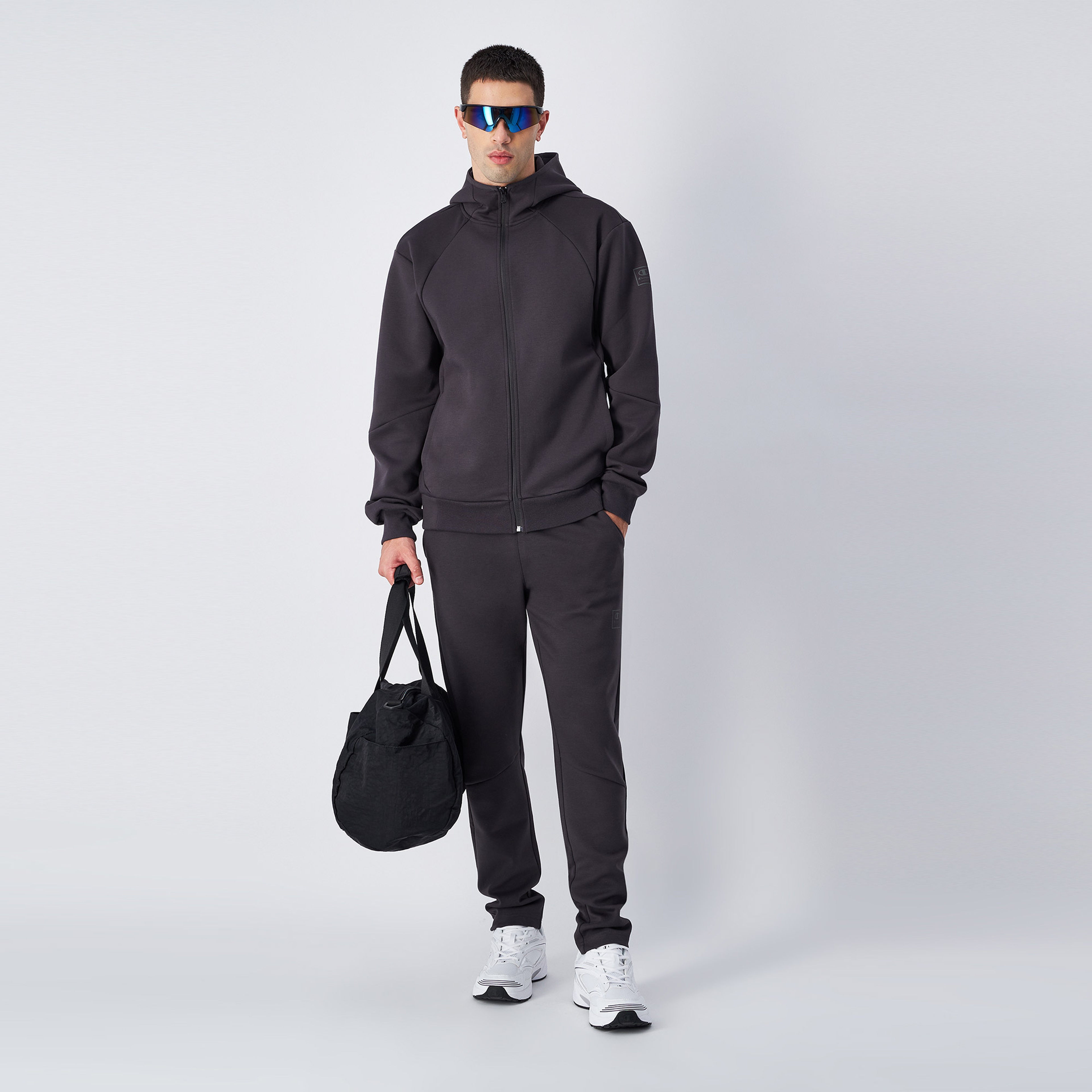 Champion Erkek Siyah Eşofman Üstü