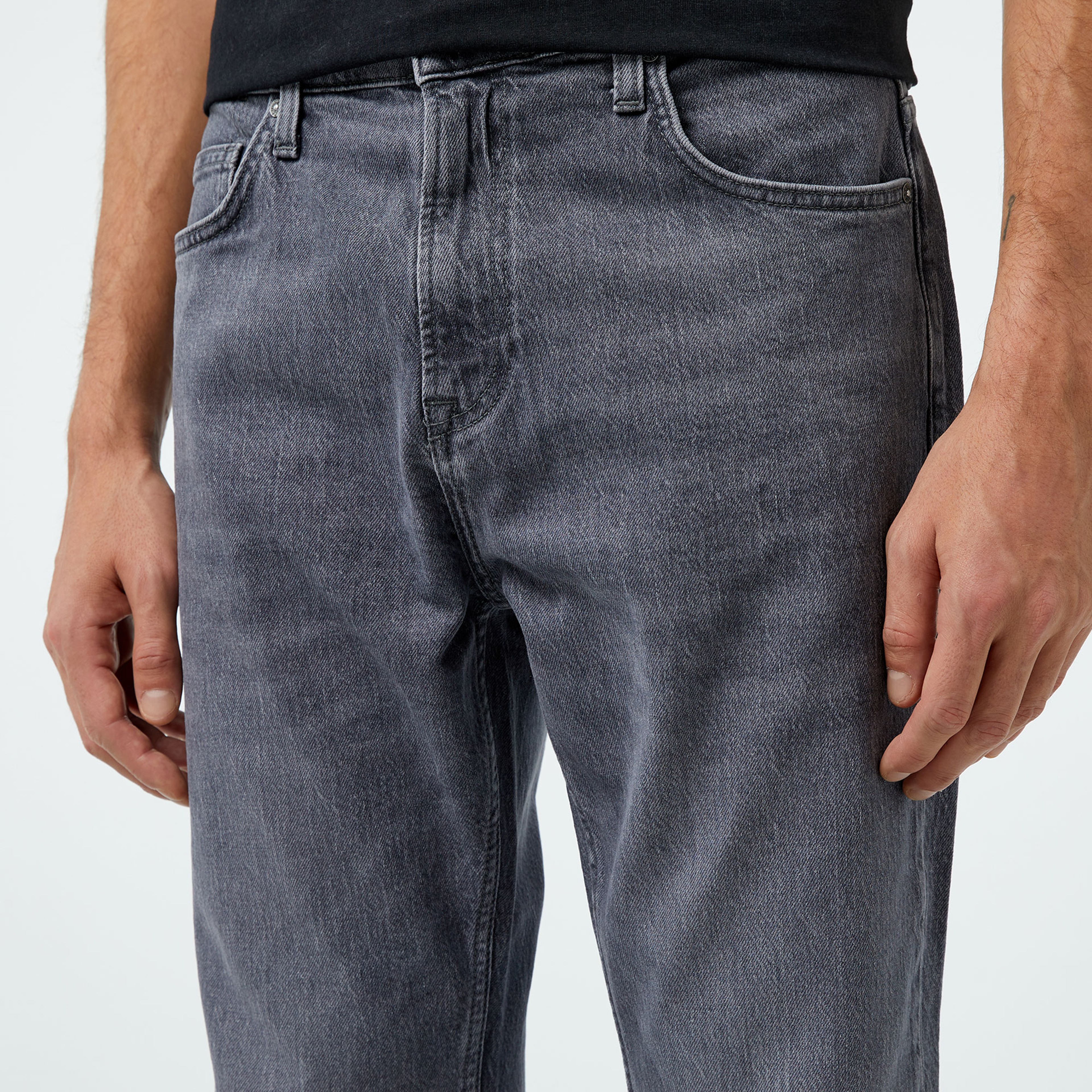 Guess Rodeo Eco Co Vade Str Grey Erkek Gri Jean