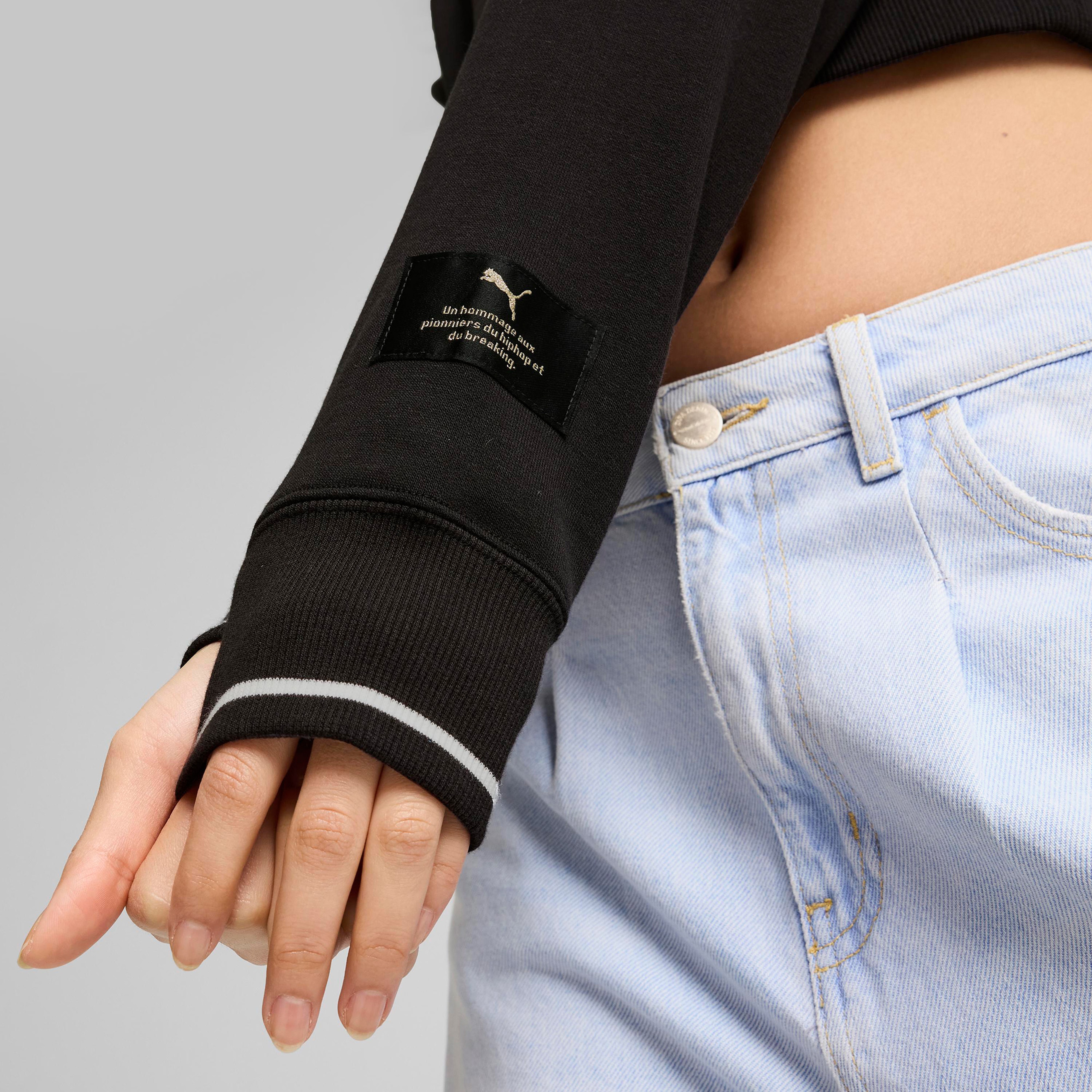 Puma Classics Relaxed Kadın Siyah Sweatshirt