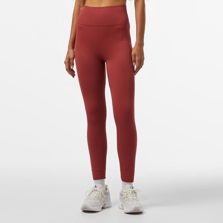 Calvin Klein Seamless Kadın Kırmızı Tayt