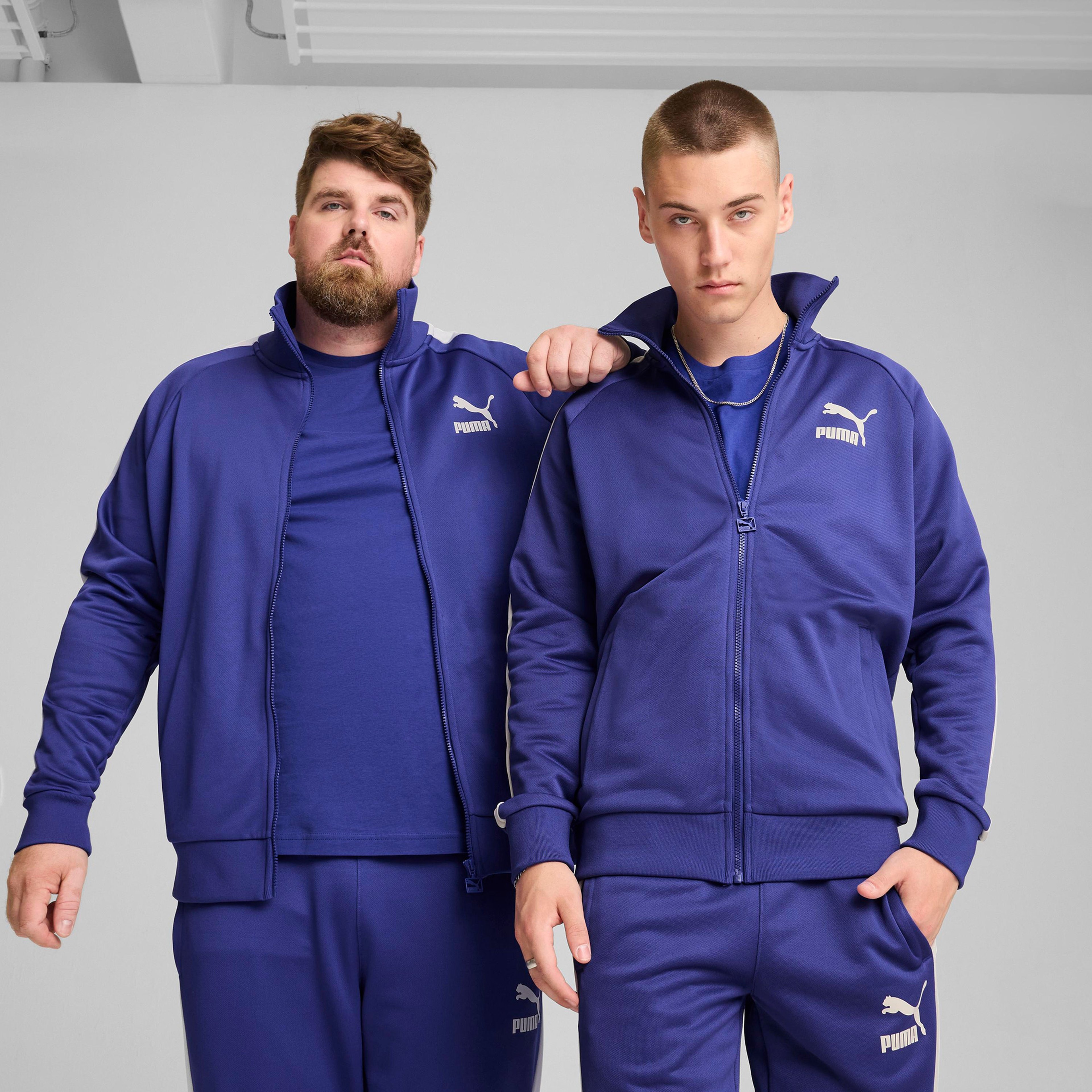 Puma T7 Iconic Track Erkek Mor Ceket