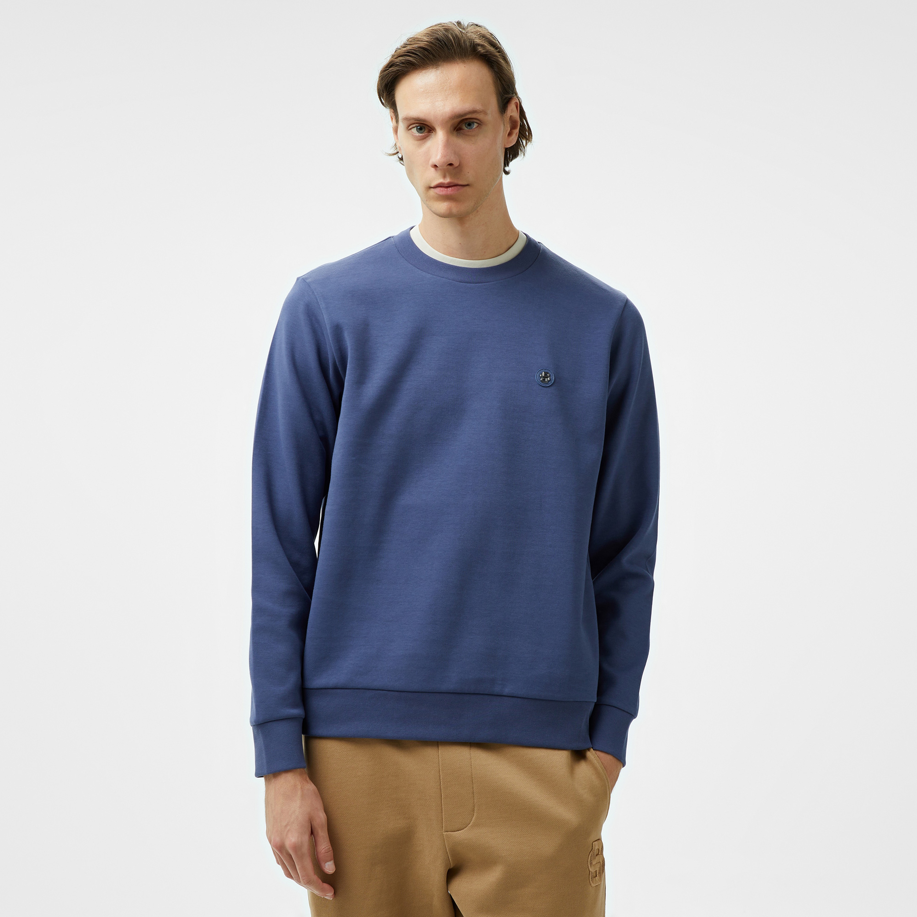 Boss C-Sharpe 01 Erkek Lacivert Sweatshirt