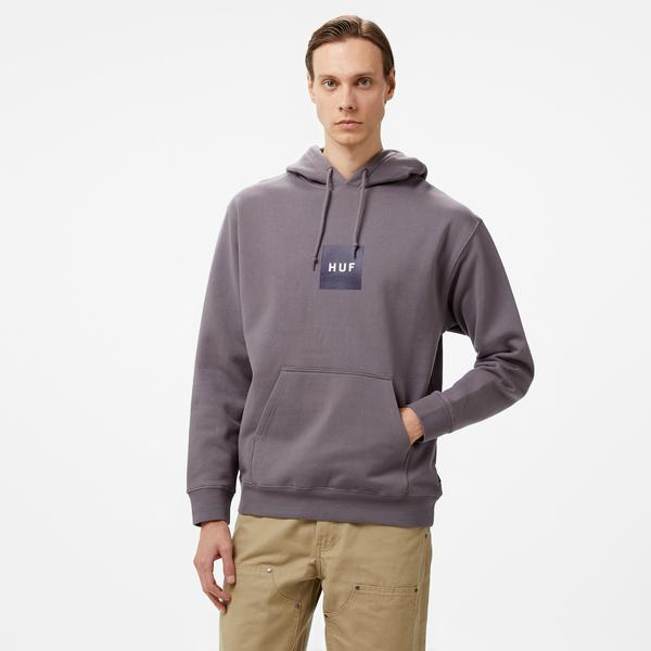HUF Set Box Pullover Erkek Mor Sweatshirt