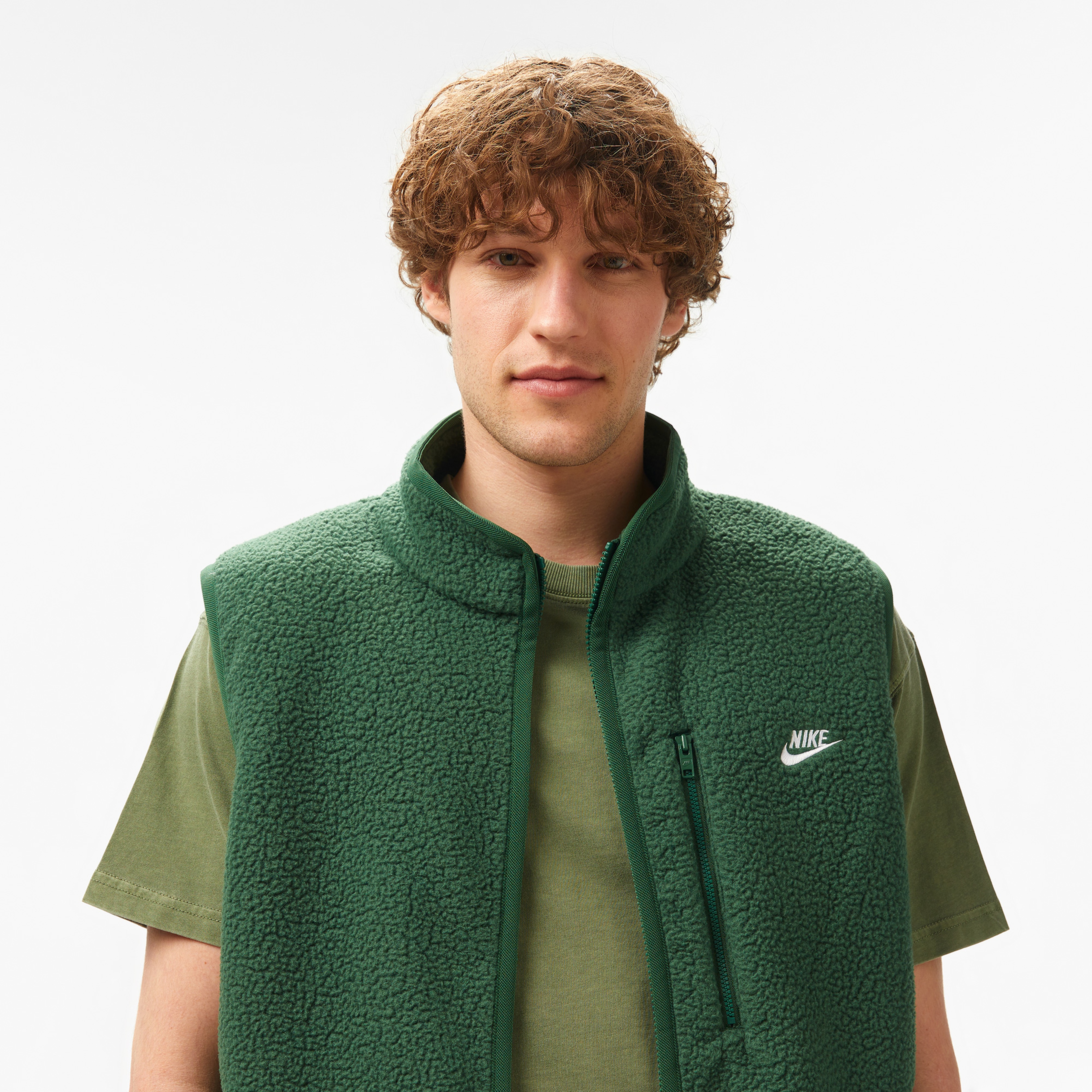 Nike Club Erkek Yeşil Yelek