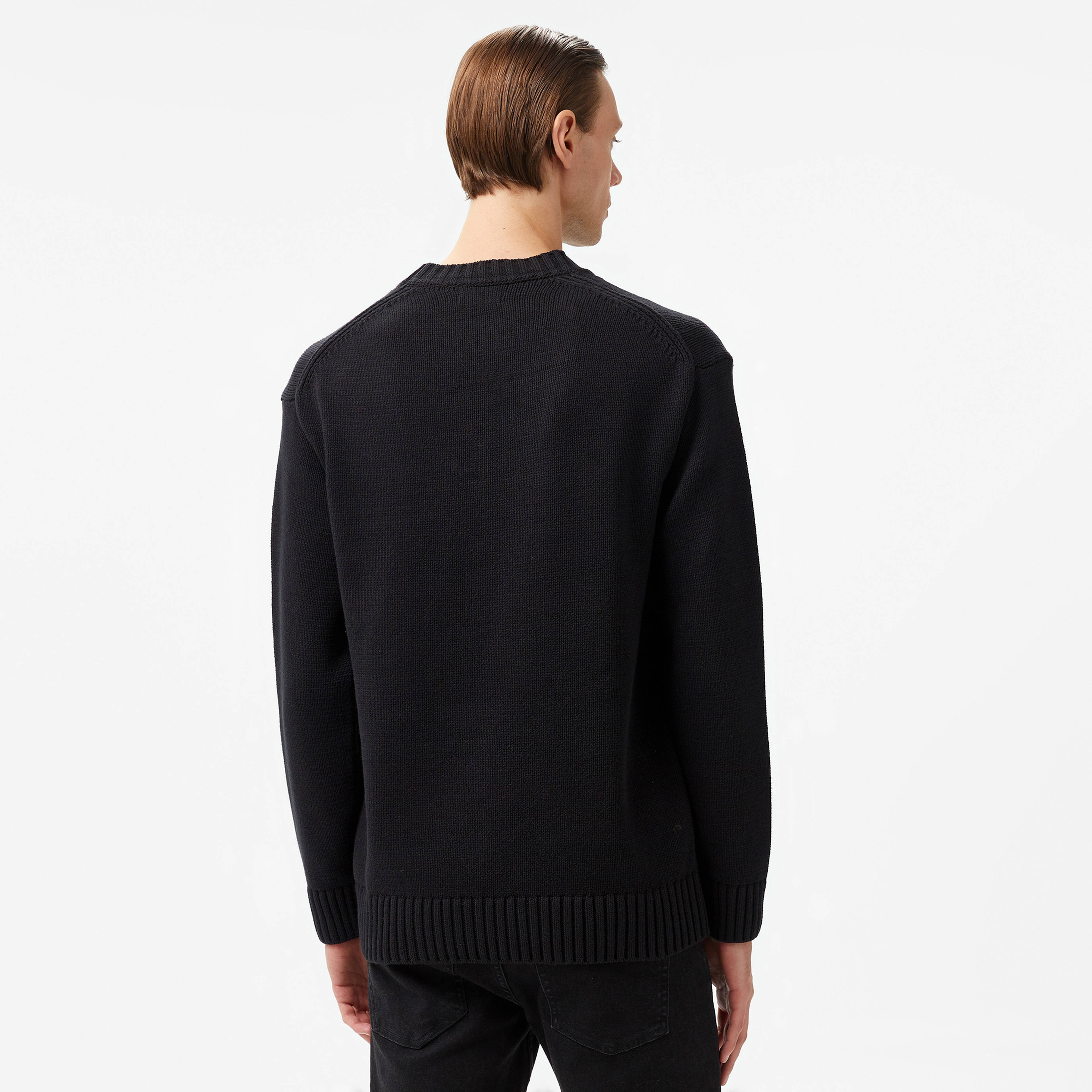 Calvin Klein Jeans Erkek Siyah Triko