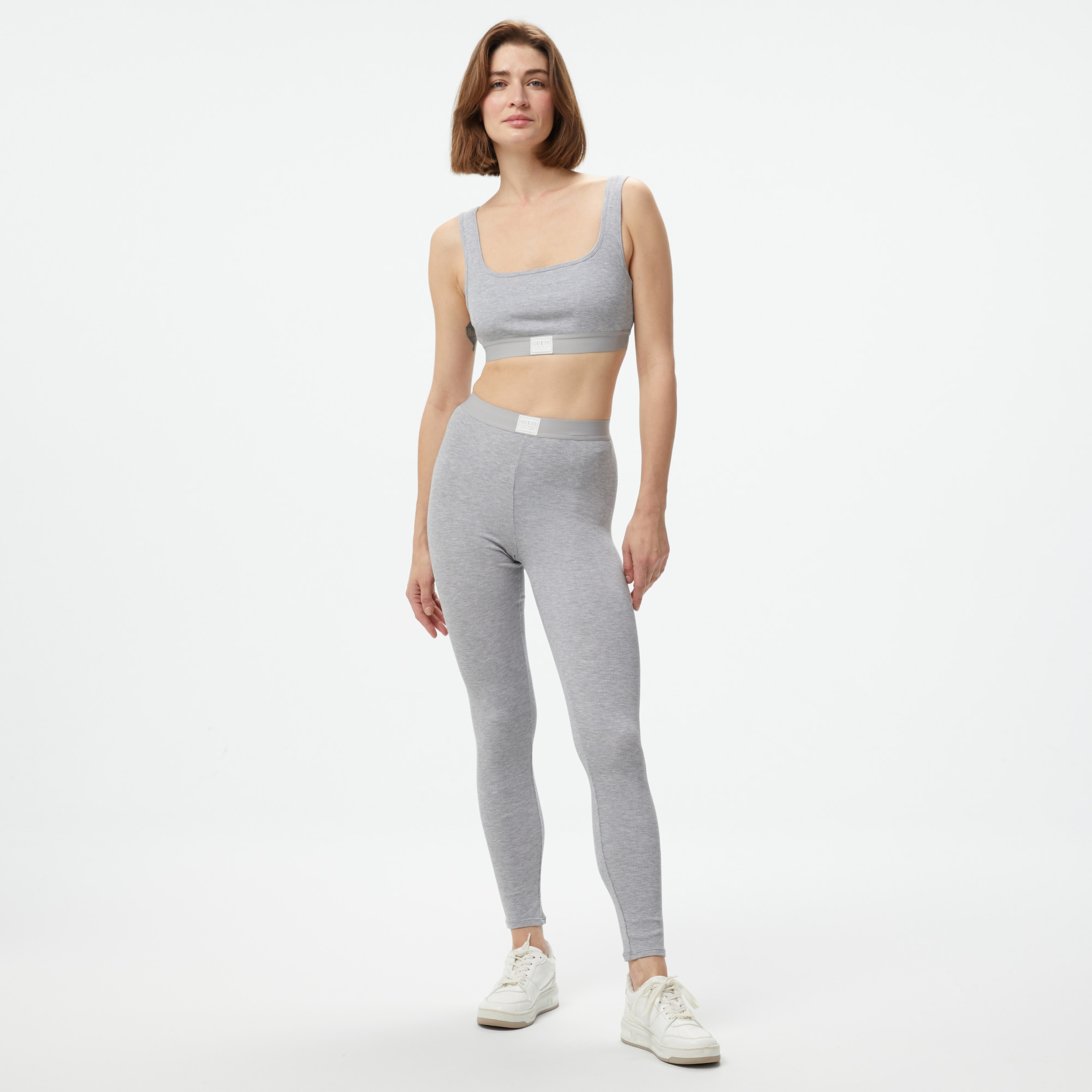 Guess Lon Eco Modal Skin Rib Kadın Mavi Pijama Altı