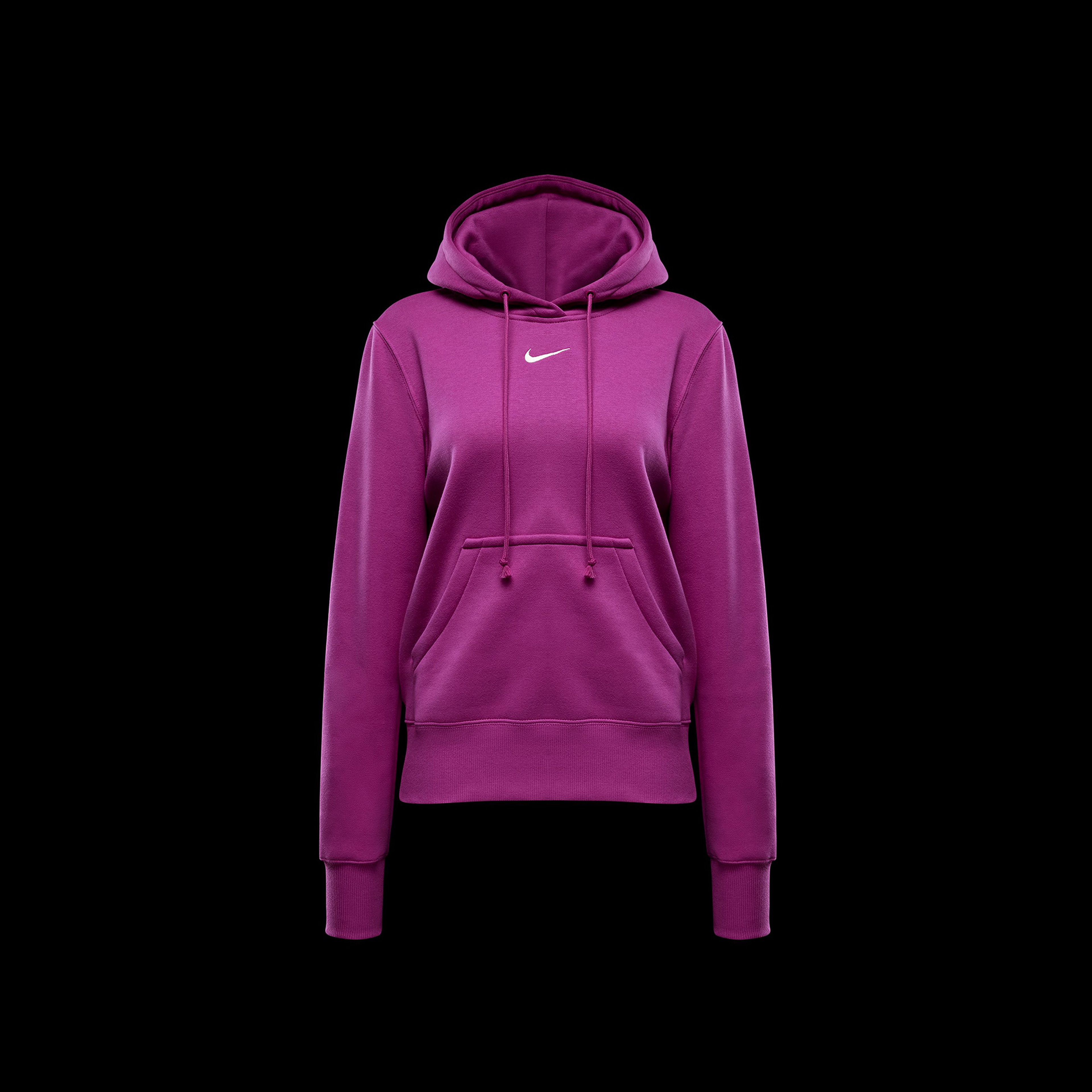 Nike Sportswear Phoenix Fleece Kadın Mor Kapüşonlu Sweatshirt