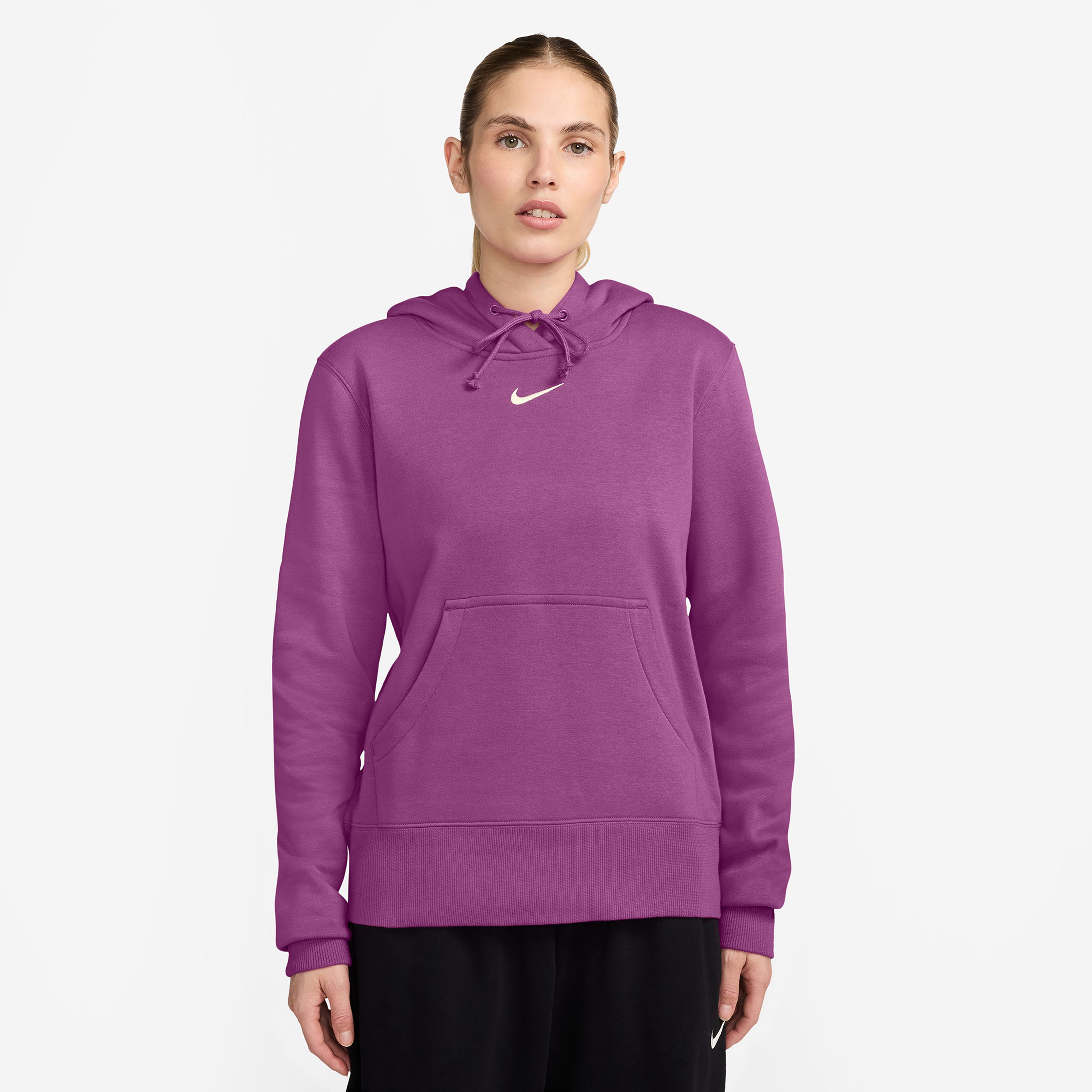 Nike Sportswear Phoenix Fleece Kadın Mor Kapüşonlu Sweatshirt