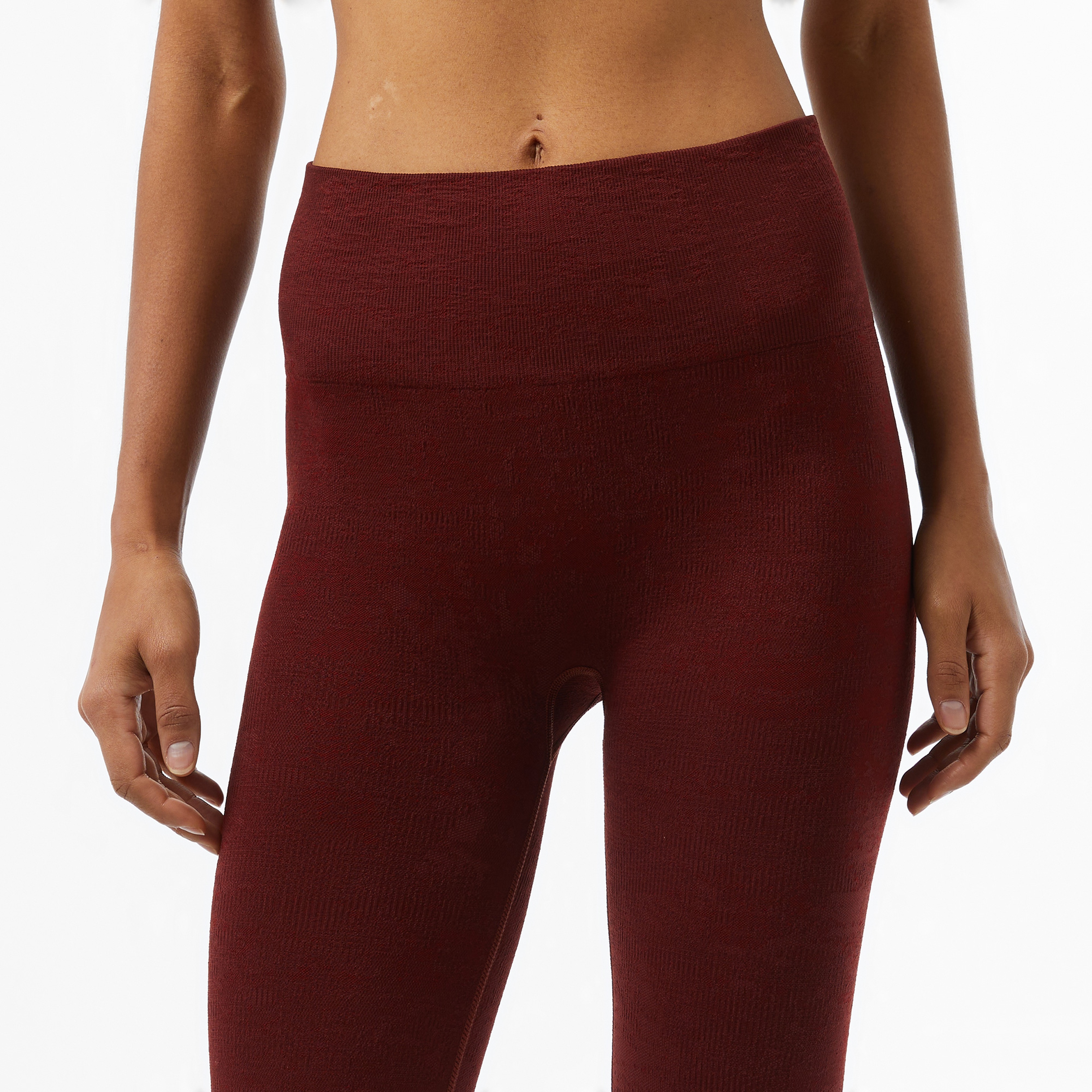 Calvin Klein Full Length Kadın Kırmızı Tayt