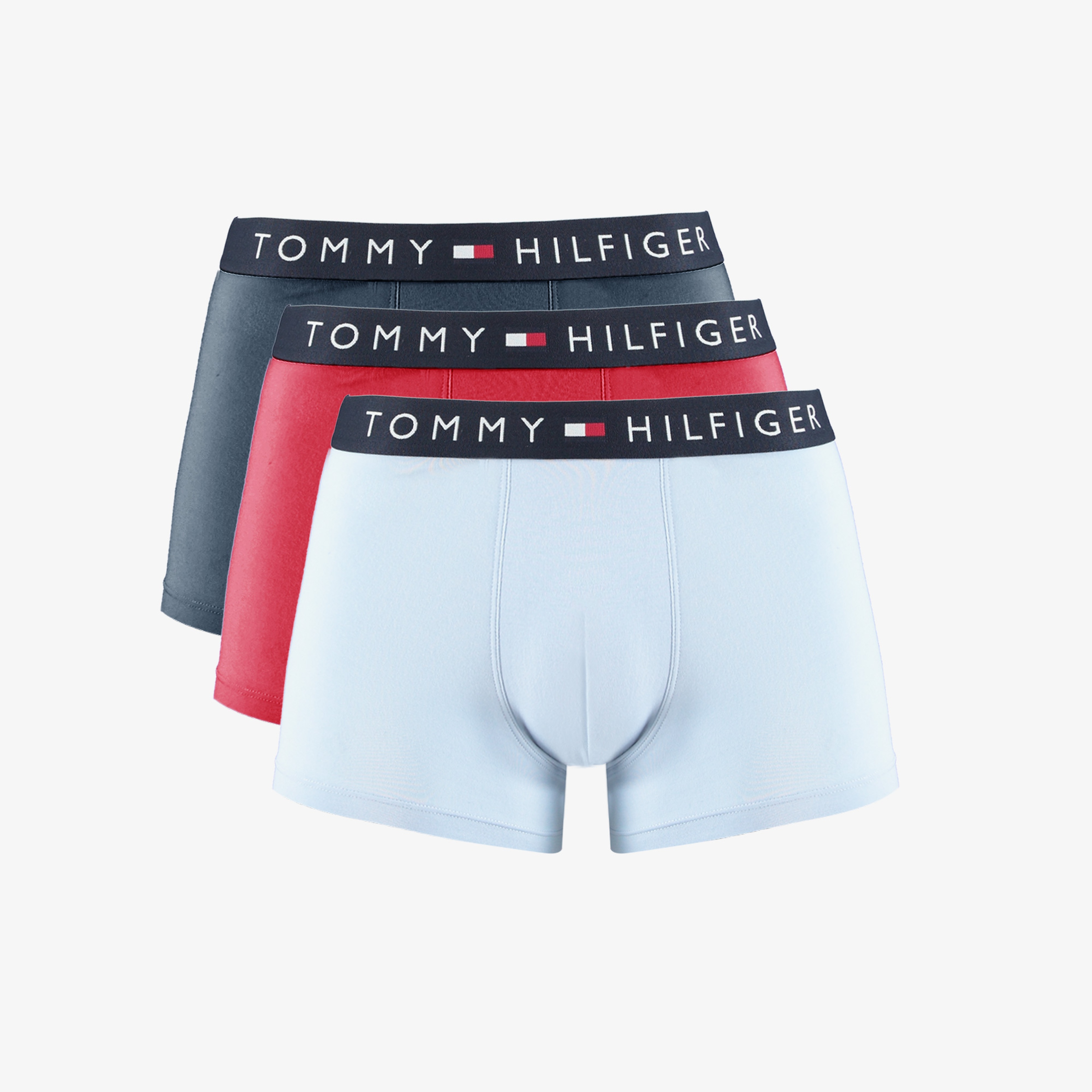 Tommy Hilfiger 3lü Erkek Renkli Boxer