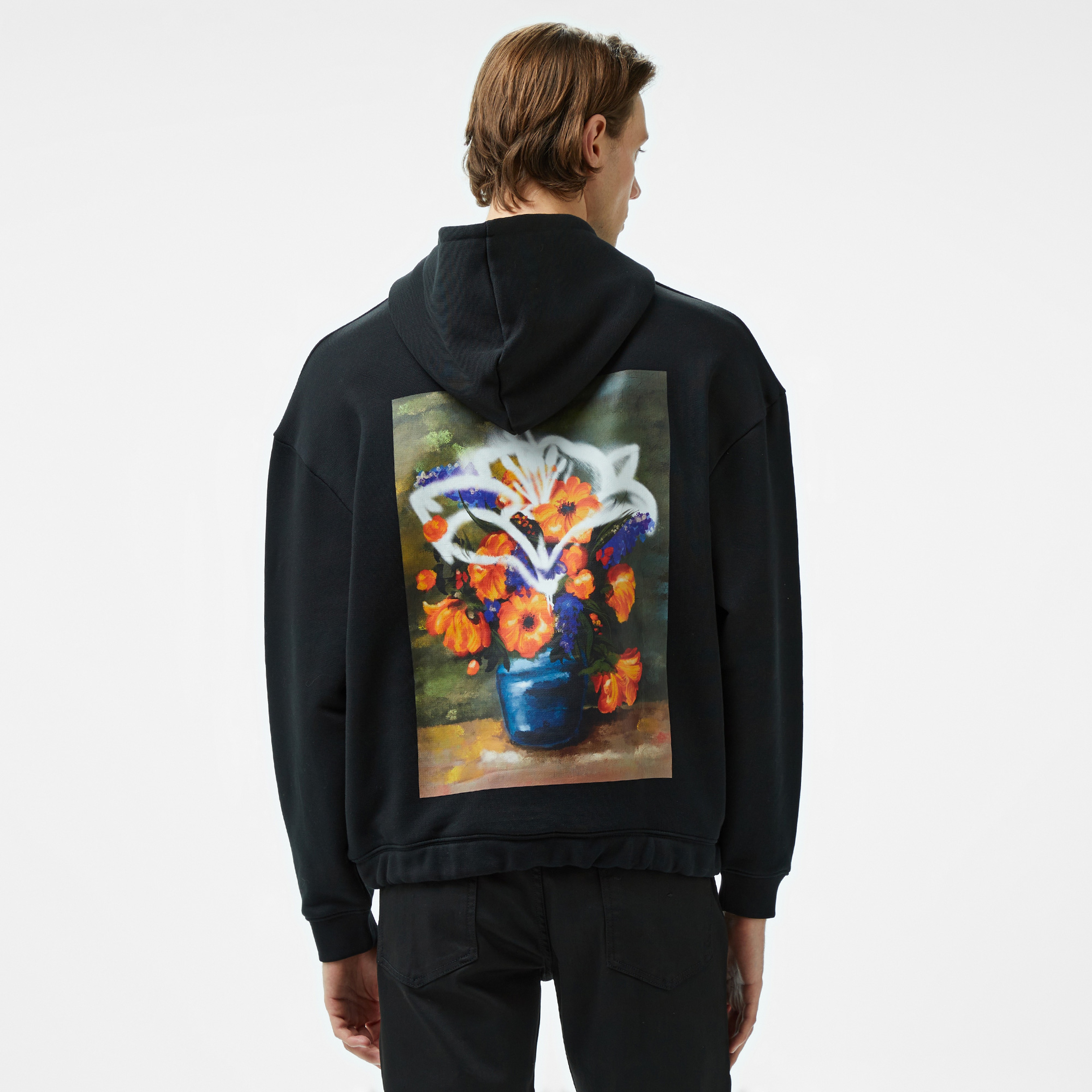 Hugo Diblossomy Erkek Siyah Sweatshirt