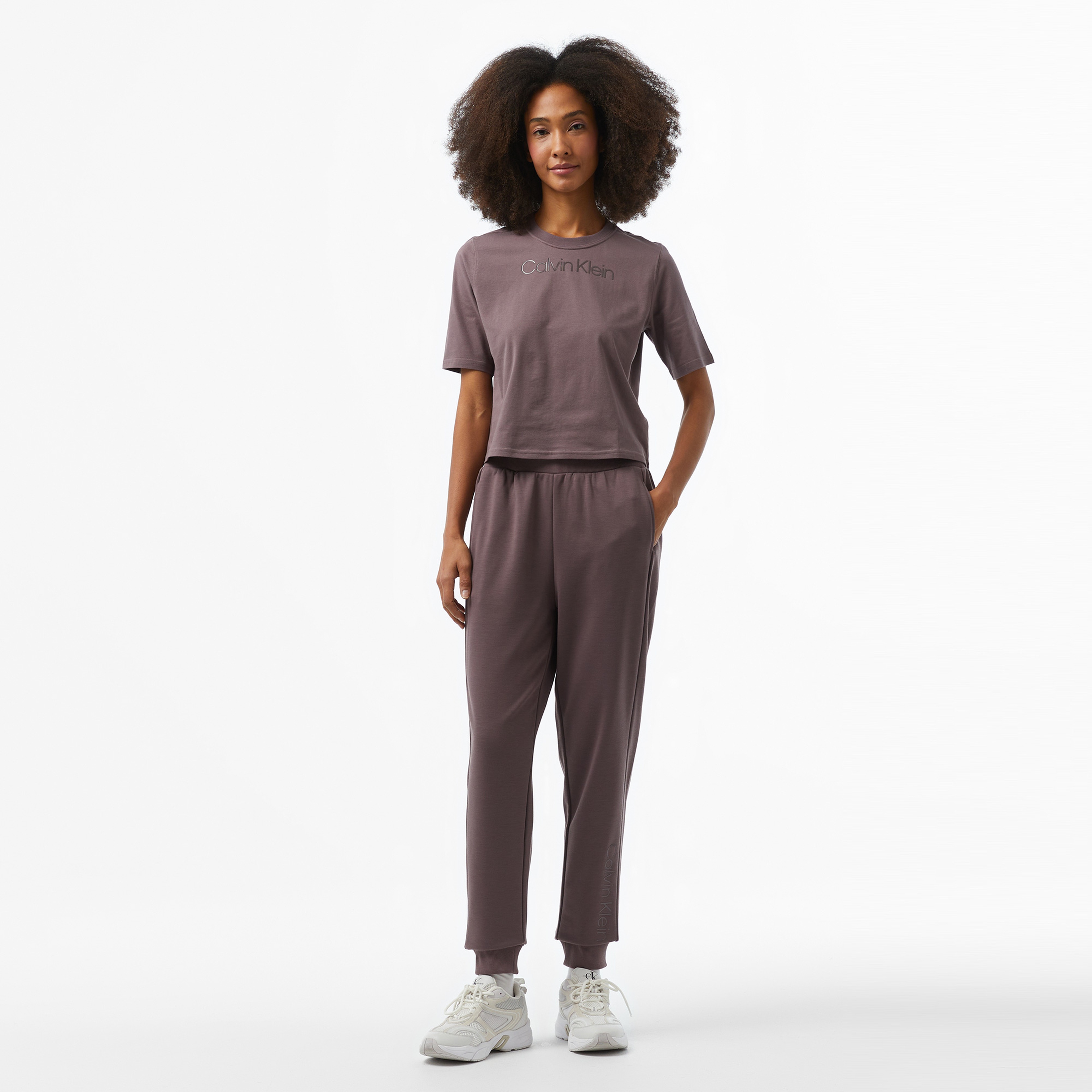 Calvin Klein Jogger Kadın Kırmızı Jogger Pantolon