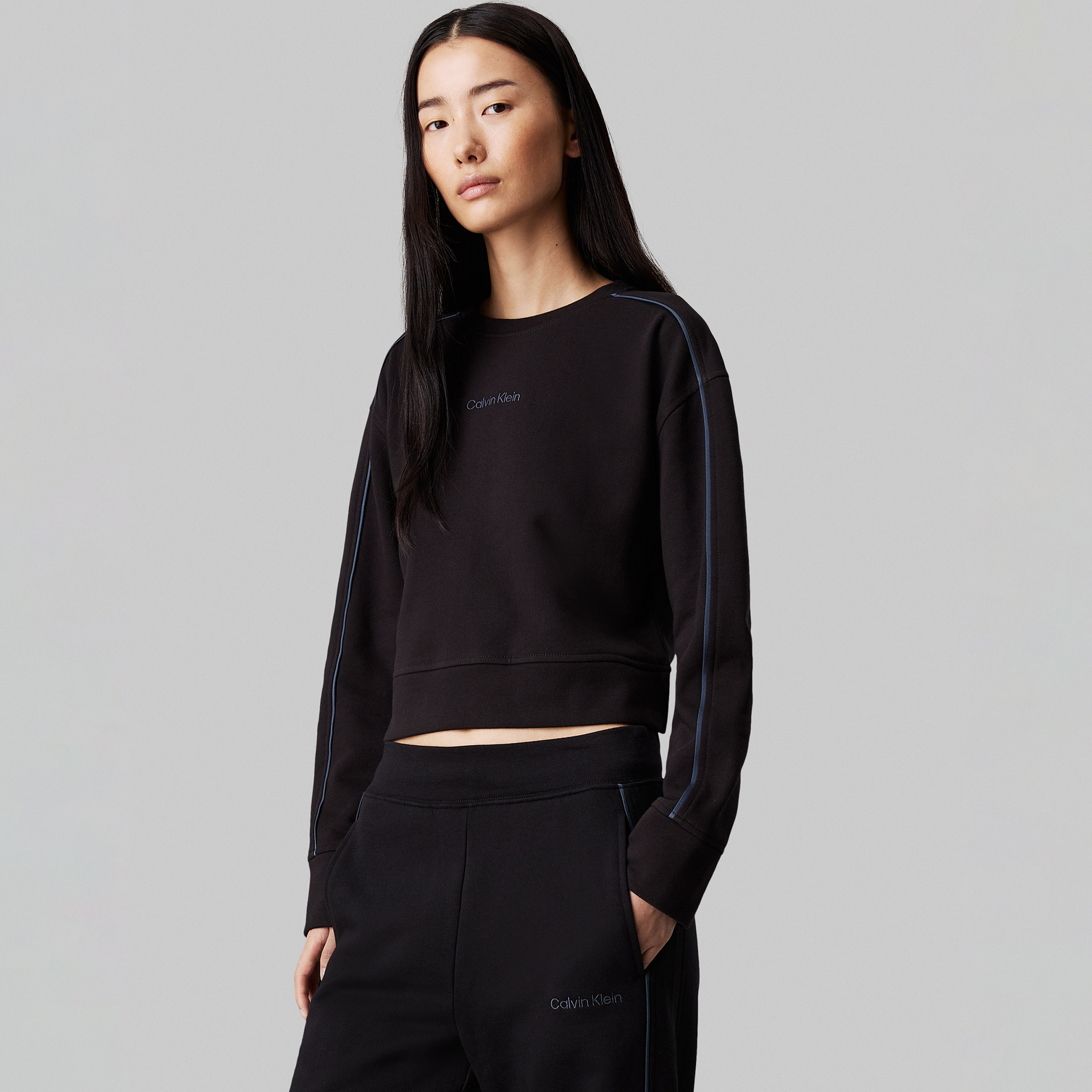 Calvin Klein Kadın Siyah Pijama Üstü