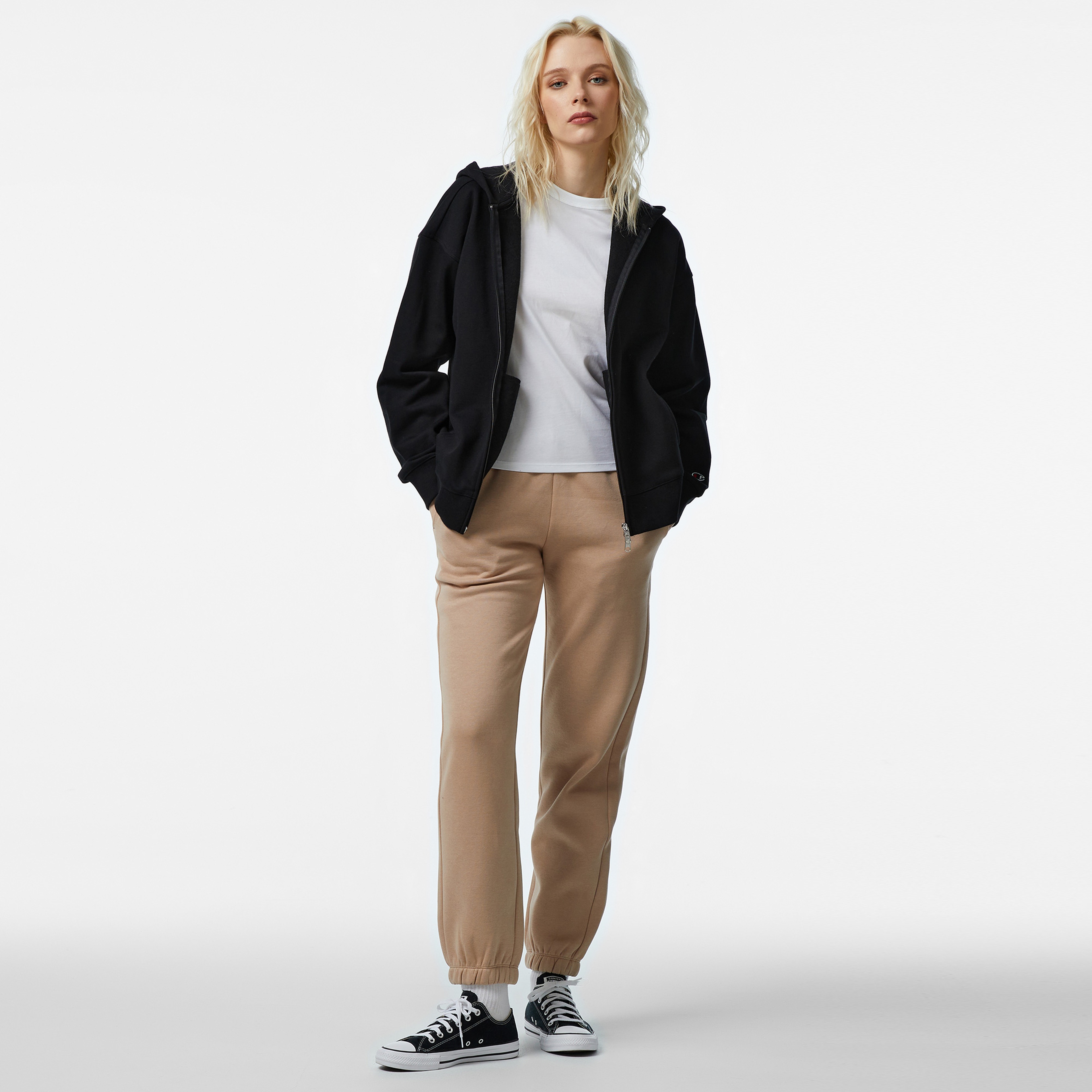 Champion Kadın Siyah Eşofman Üstü