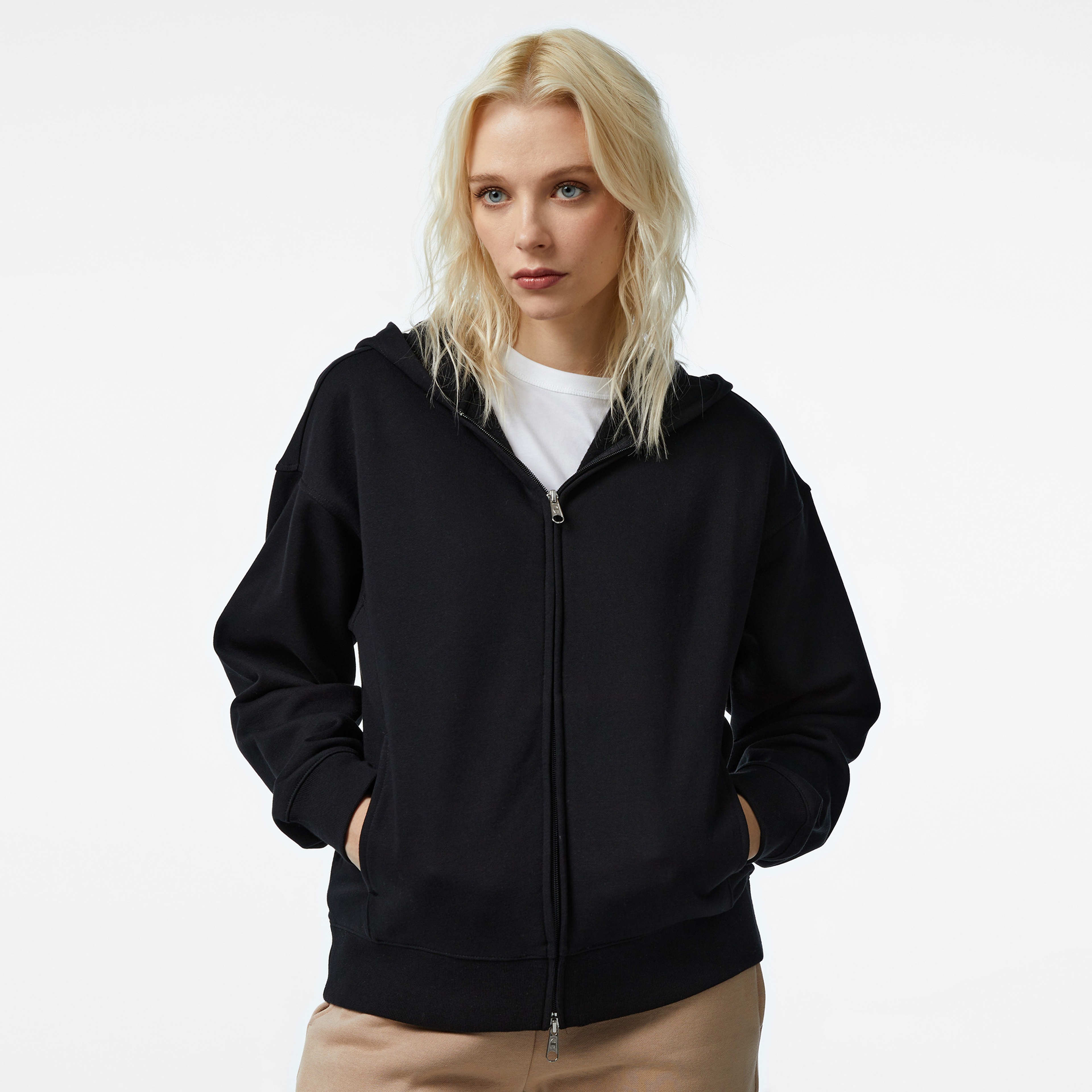 Champion Kadın Siyah Eşofman Üstü