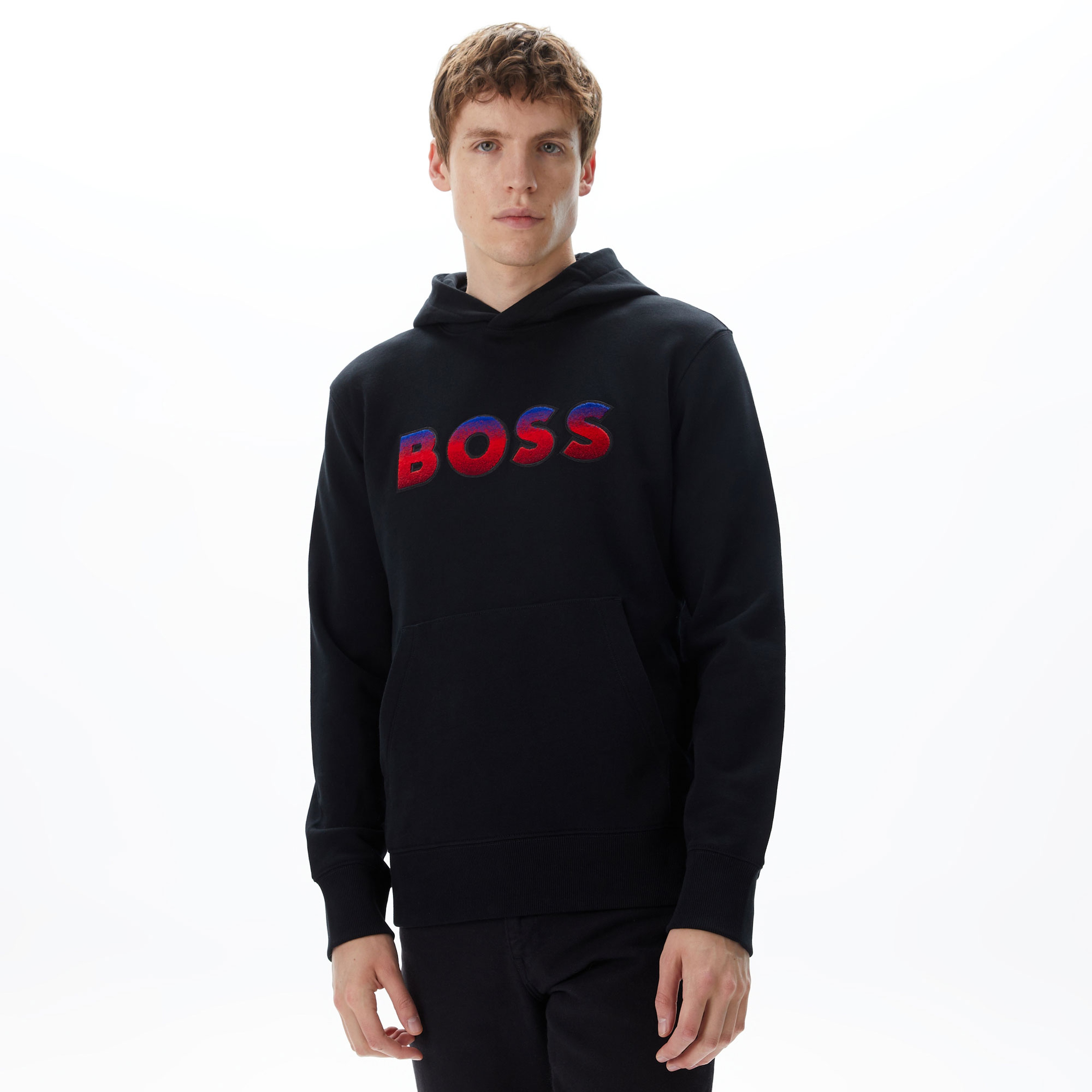 Boss Seeger 99 Erkek Siyah Sweatshirt