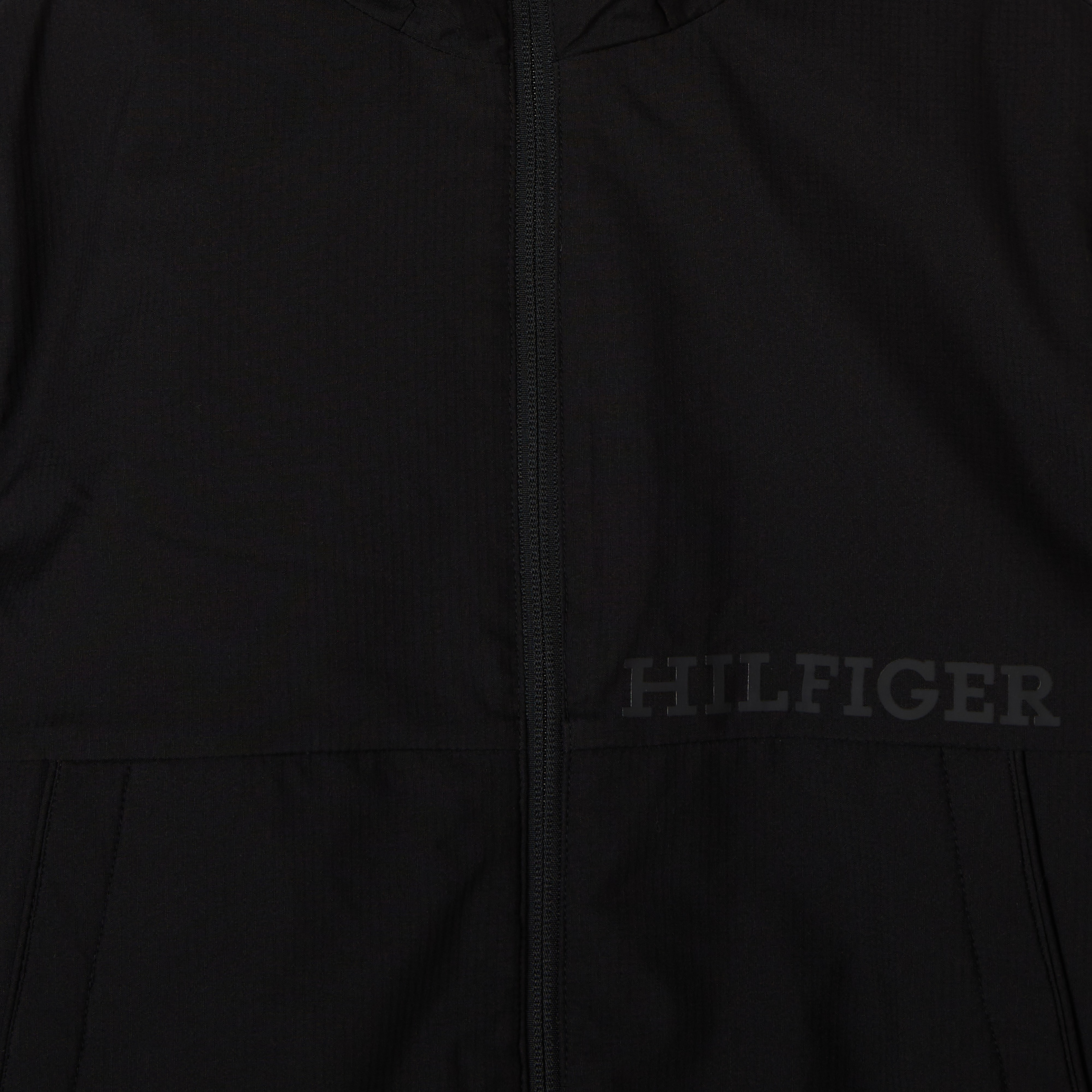 Tommy Hilfiger Light Padded Ribstop Çocuk Siyah Ceket