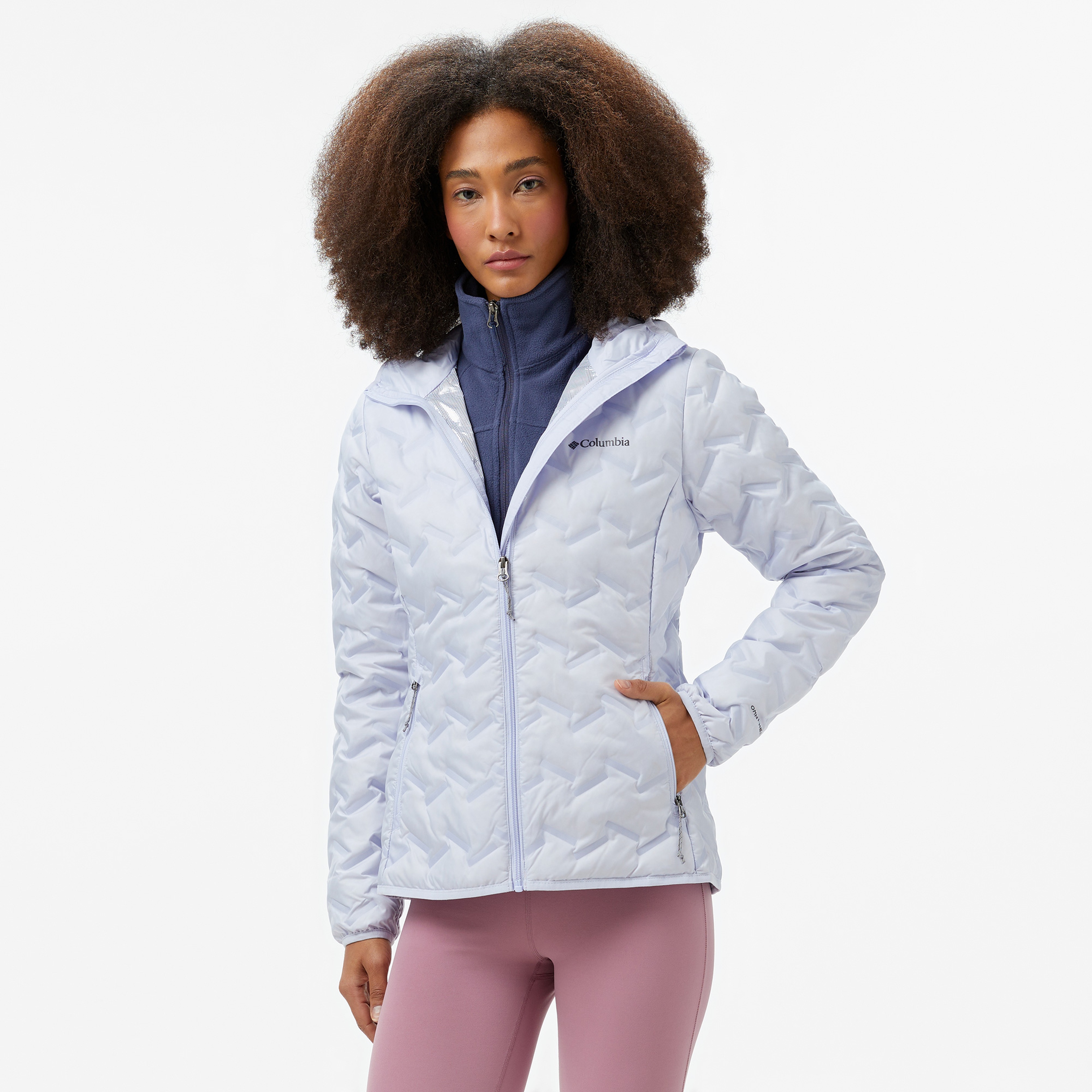 Columbia Delta Ridge II Down Kadın Mor Mont