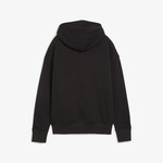 Puma Classics Shiny Logo Kadın Siyah Sweatshirt